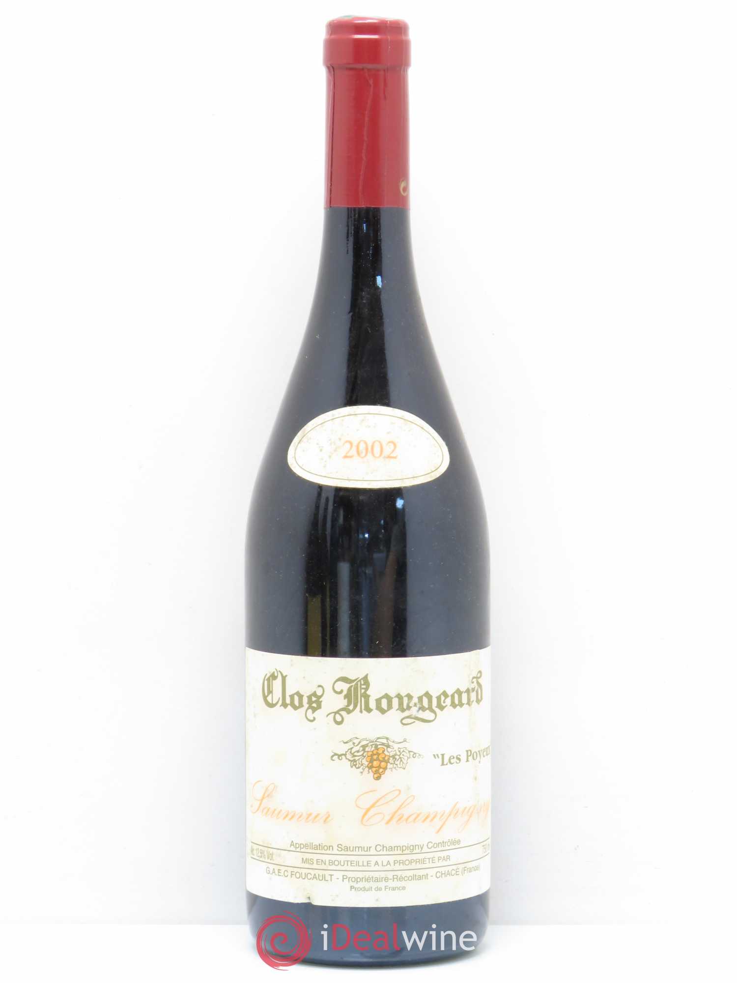 Saumur-Champigny Les Poyeux Clos Rougeard 2002 - Lot de 1 bouteille - 0