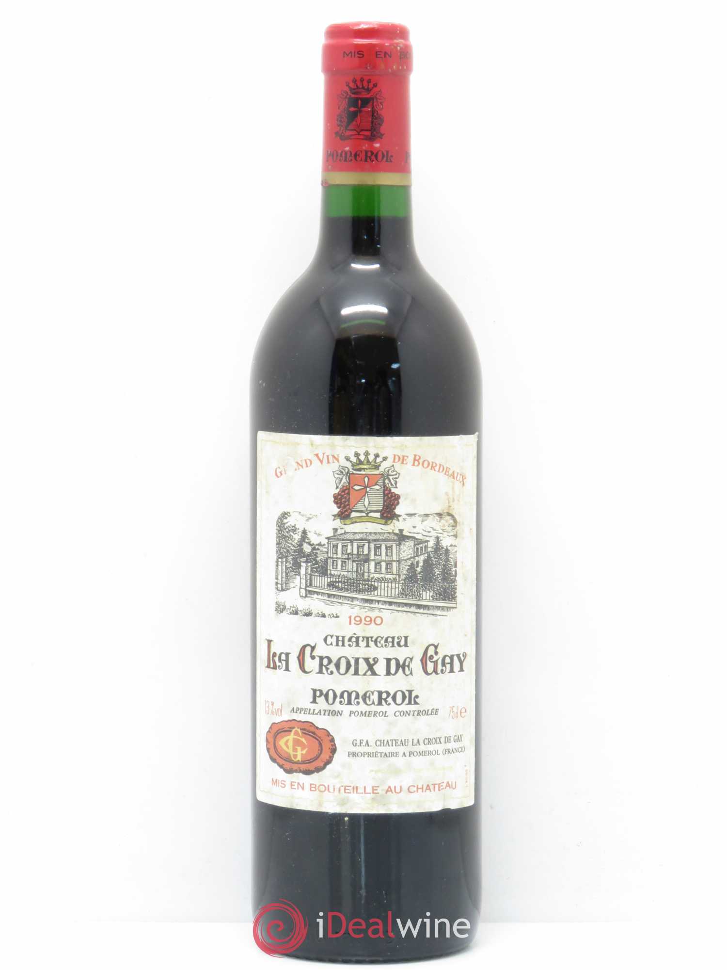Château la Croix de Gay 1990 - Lot de 1 bouteille - 0