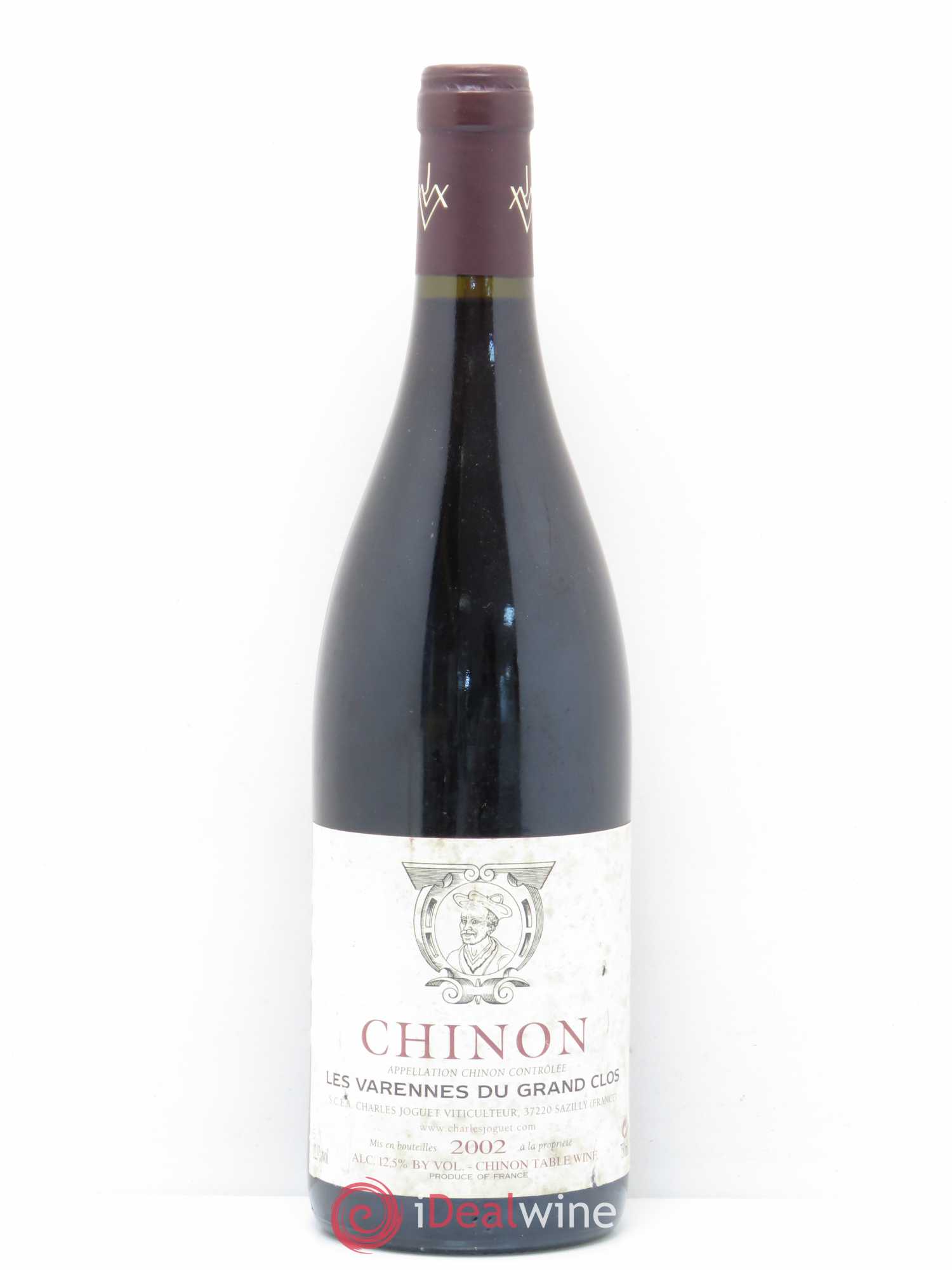 Chinon Les Varennes du Grand Clos Charles Joguet 2002 - Lot de 1 bouteille - 0