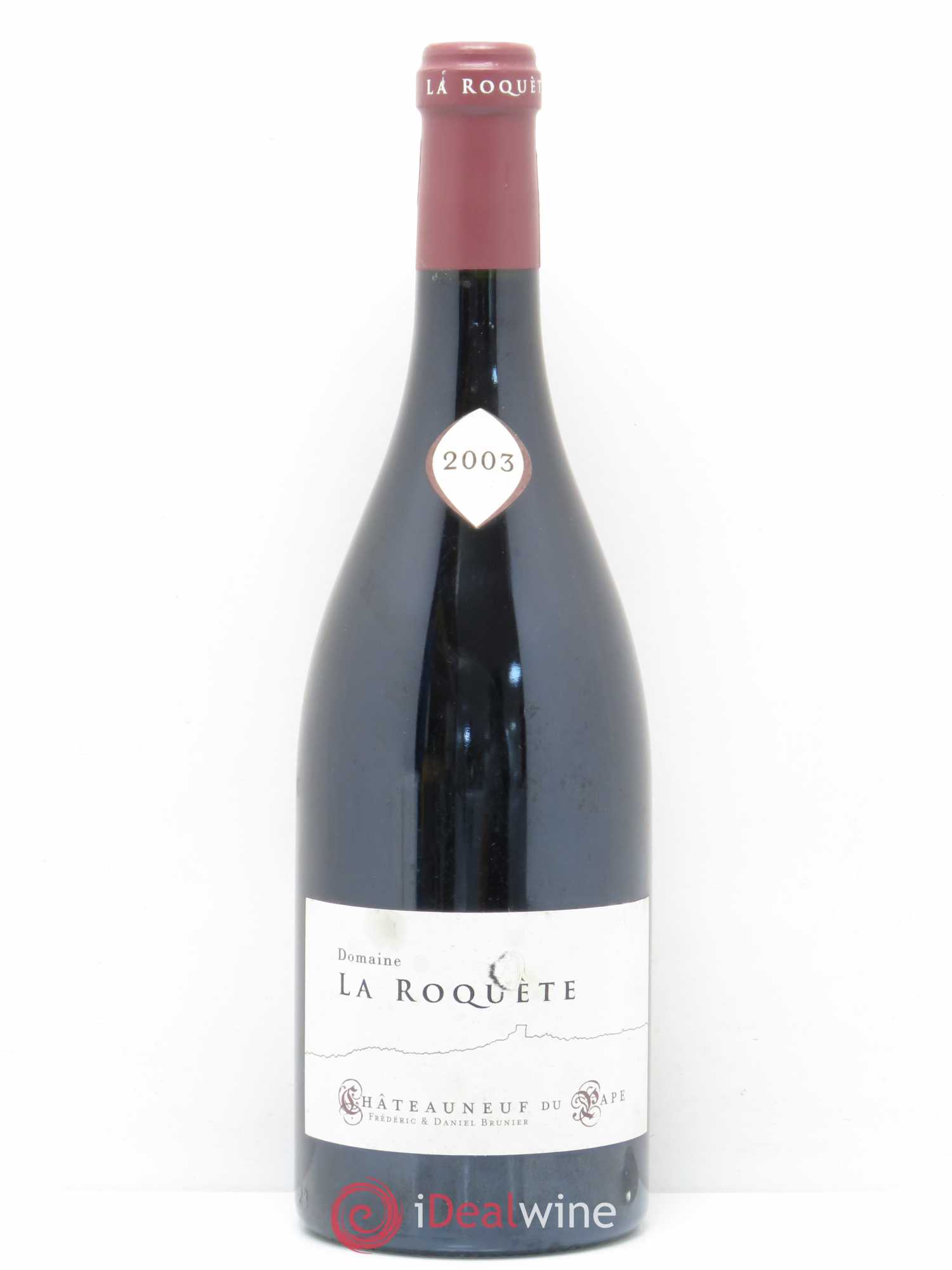 Châteauneuf-du-Pape La Roquète - Anciennement La Roquette (Domaine de) Vignobles Brunier 2003 - Lot de 1 bouteille - 0