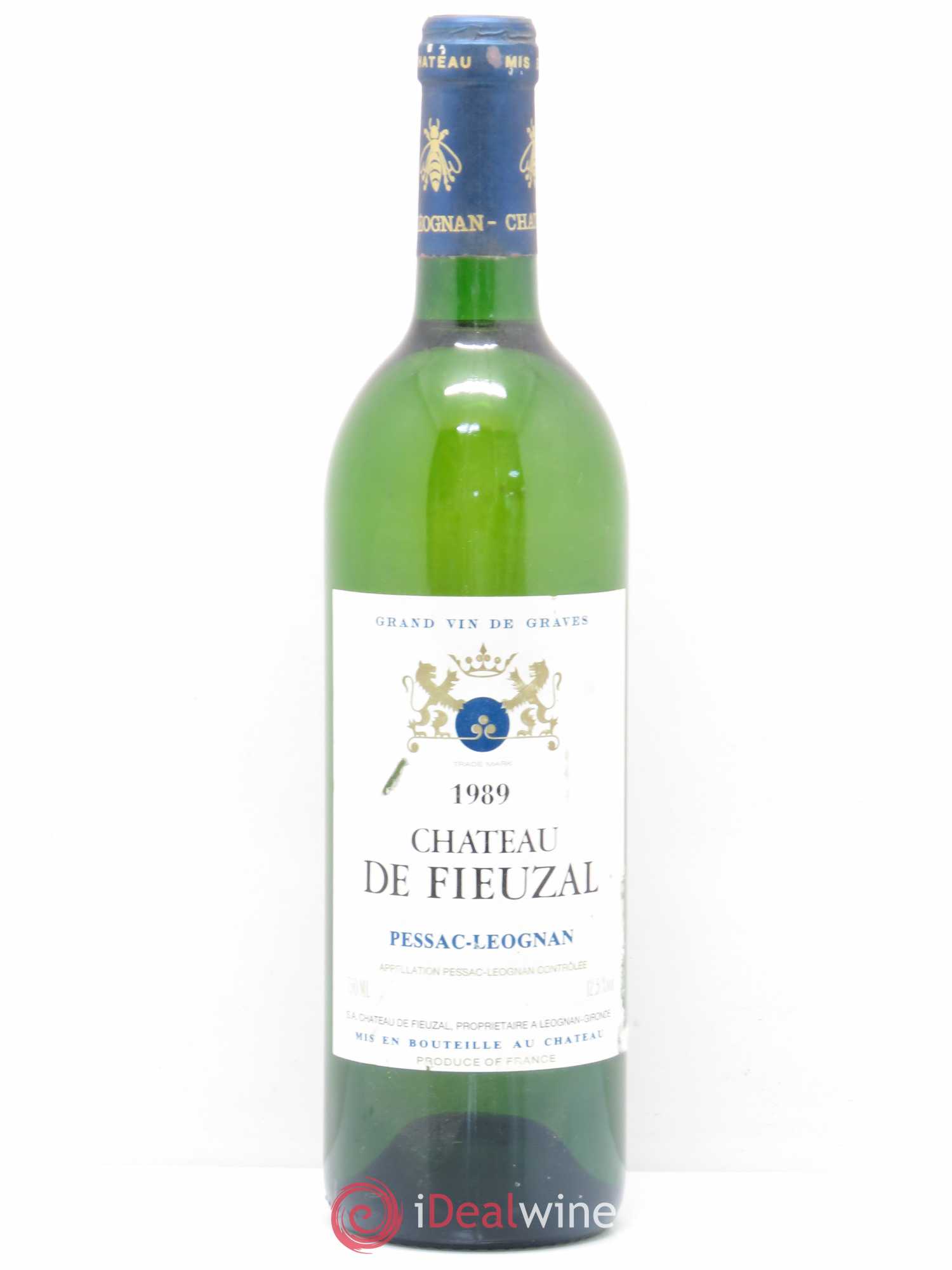 Château de Fieuzal 1989 - Lot de 1 bouteille - 0