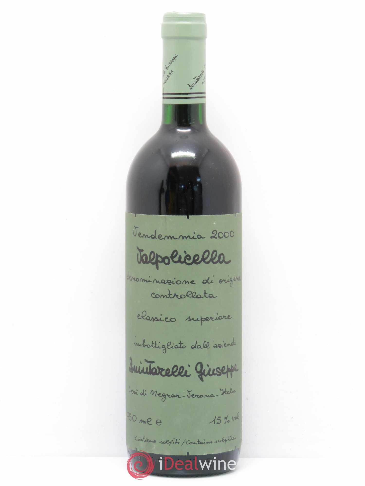 Valpolicella Classico Superiore Giuseppe Quintarelli 2000 - Lot de 1 bouteille - 0