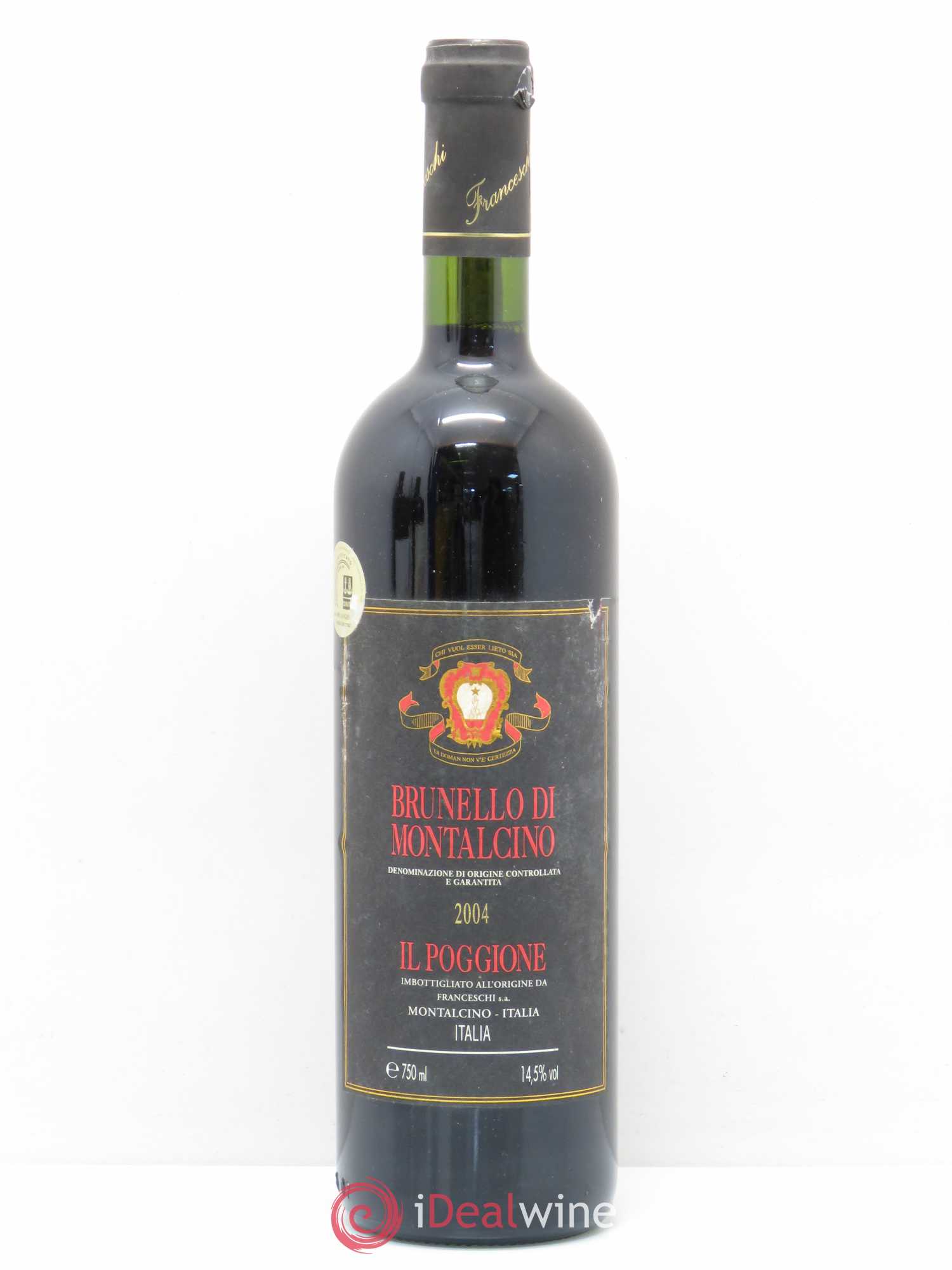Brunello di Montalcino DOCG Il Poggione Lavinio Franceschi 2004 - Lot de 1 bouteille - 0