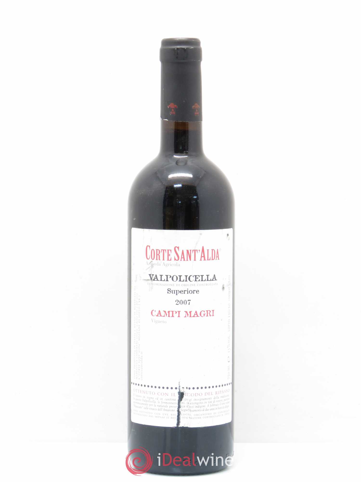Vénétie Valpolicella Superiore Corte Sant'Alda Campi Magri 2007 - Posten von 1 Flasche - 0