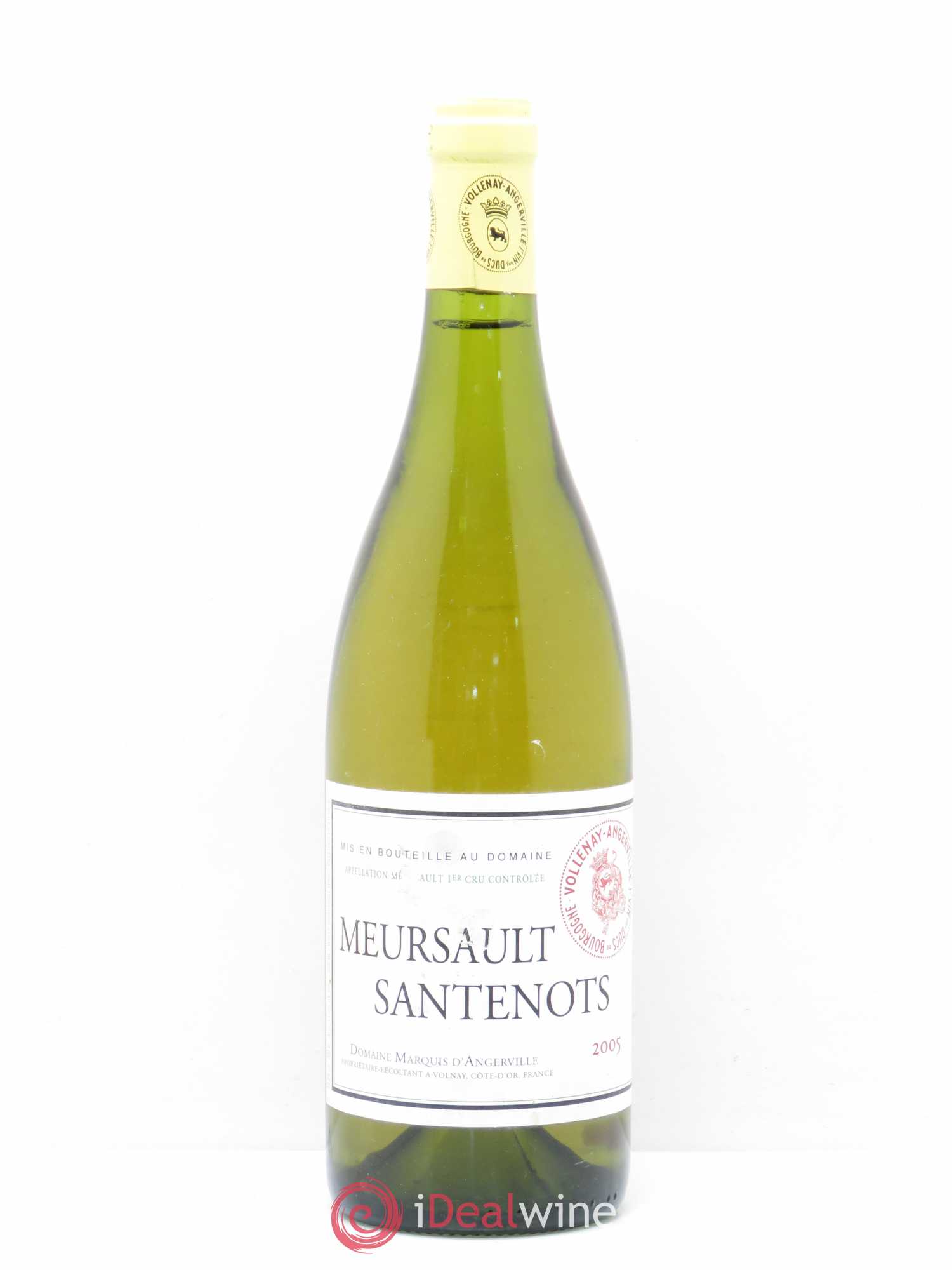Meursault 1er Cru Santenots Marquis d'Angerville (Domaine) 2005 - Lot de 1 bouteille - 0