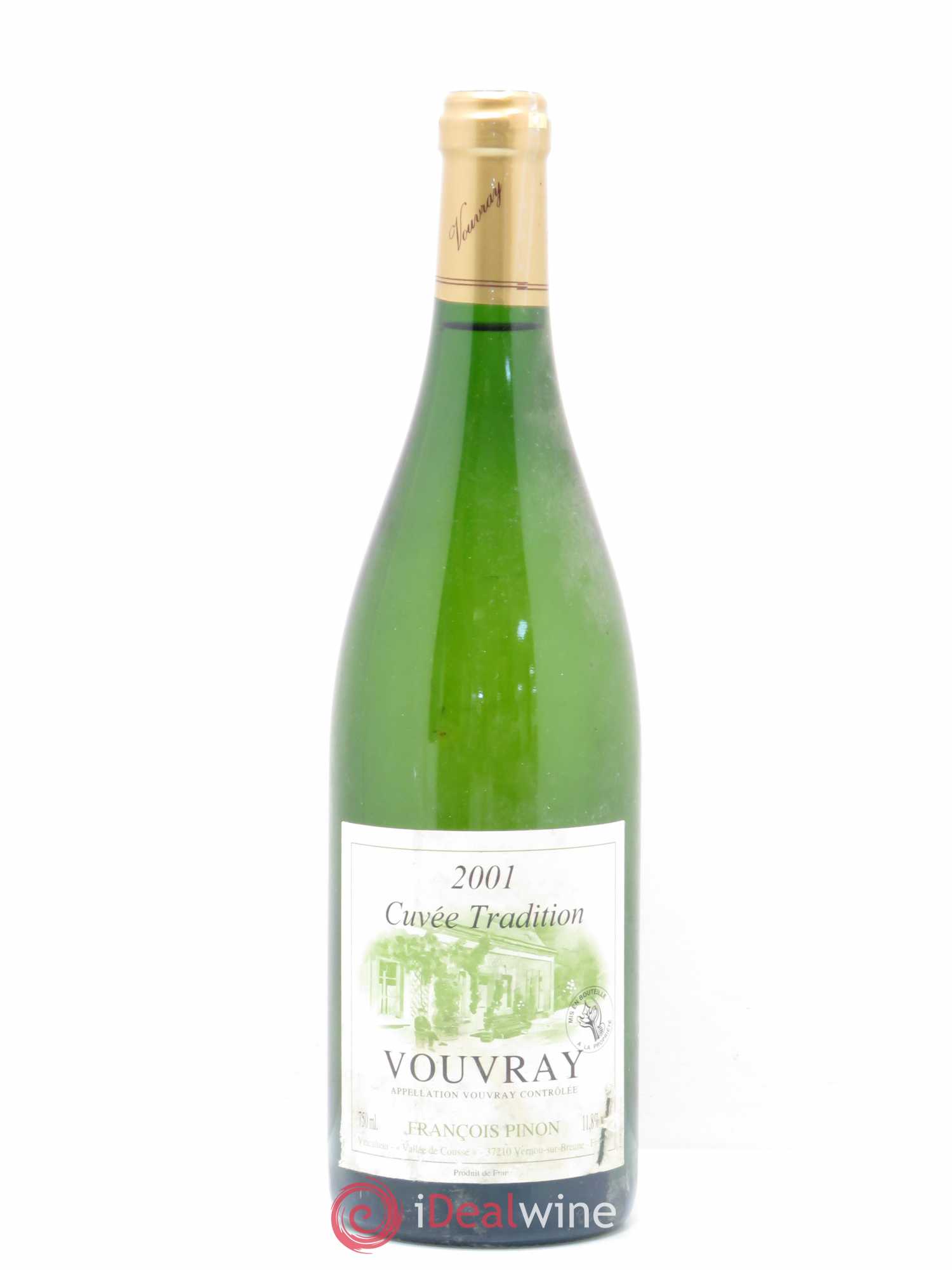 Vouvray Cuvee Tradition Francois Pinon 2001 - Posten von 1 Flasche - 0