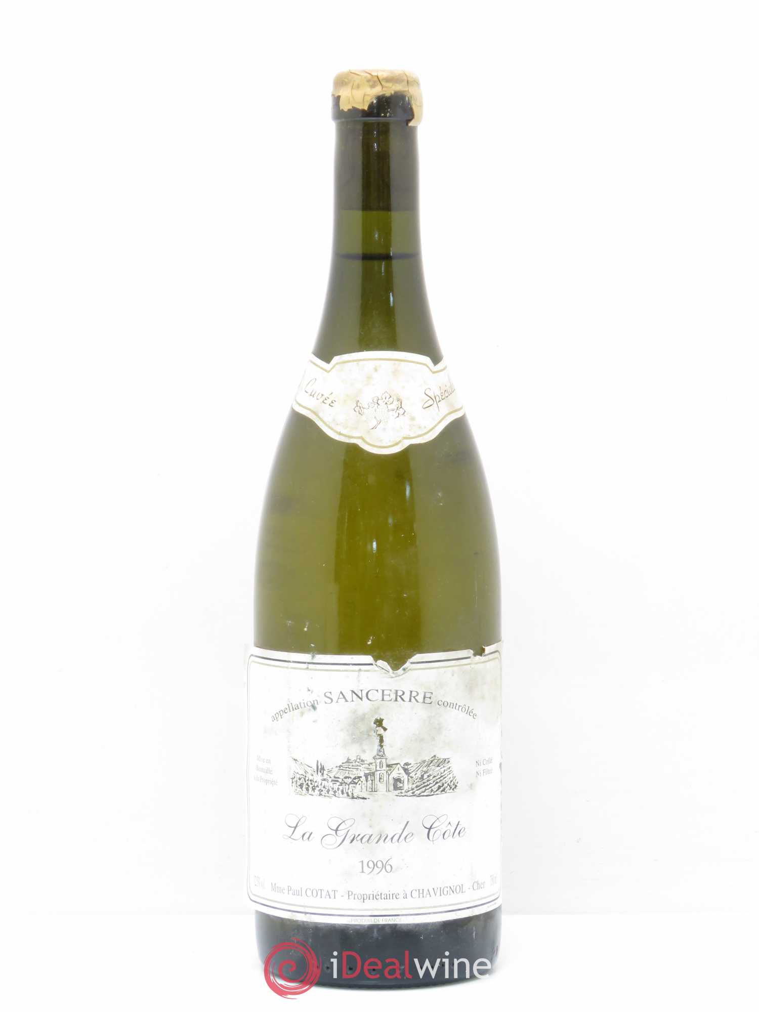 Sancerre La Grande Cote Cuvee Speciale Mme Paul Cotat 1996 - Posten von 1 Flasche - 0