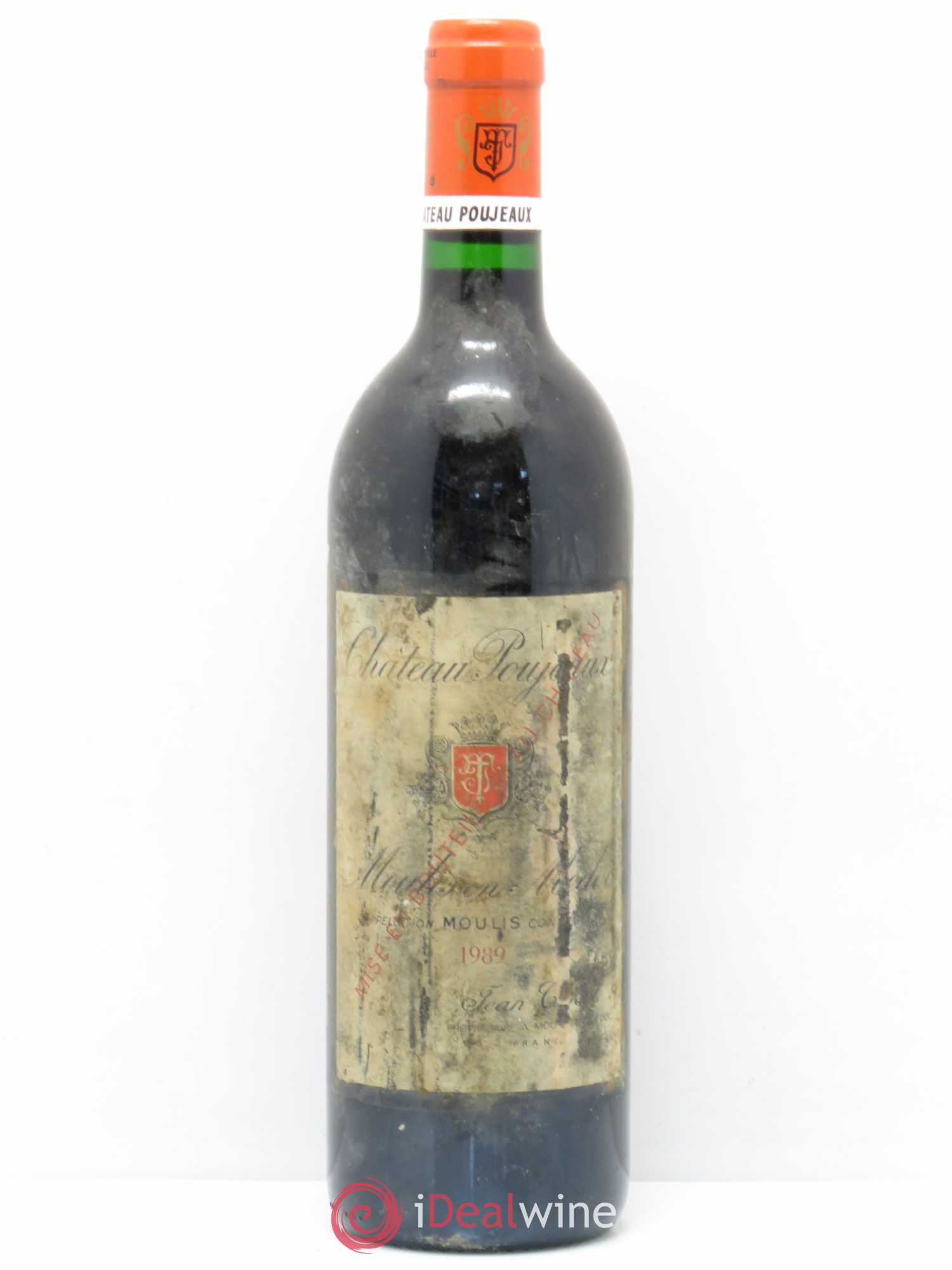 Château Poujeaux 1989 - Lot de 1 bouteille - 0