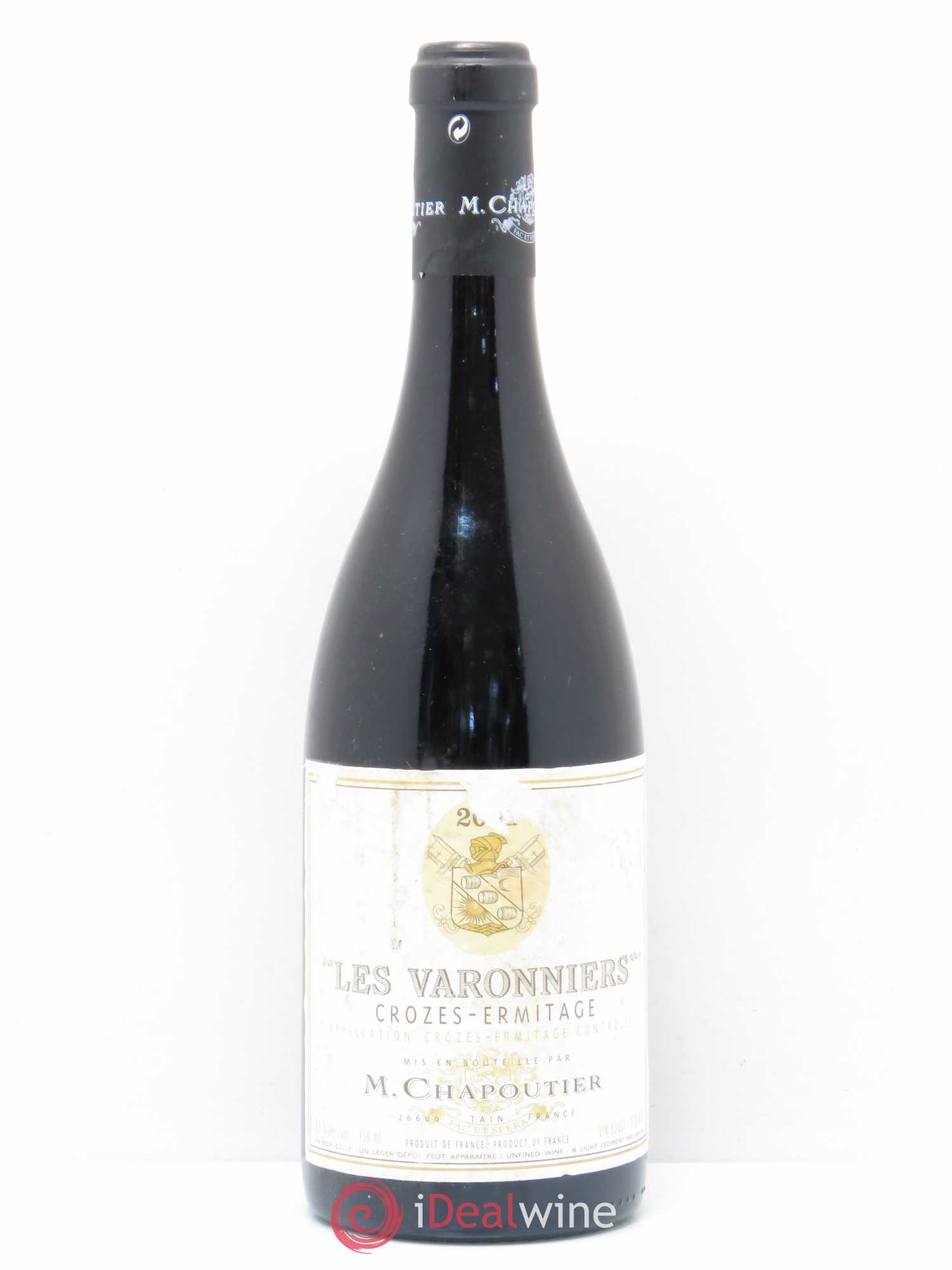 Crozes-Hermitage Les Varonniers Chapoutier 2001 - Lot de 1 bouteille - 0