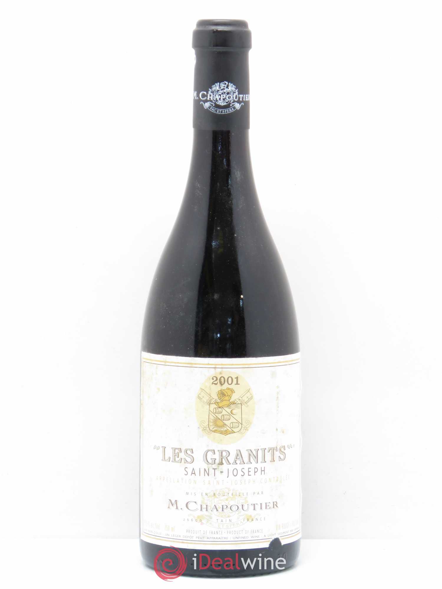 Saint-Joseph Les Granits Chapoutier 2001 - Lot de 1 bouteille - 0