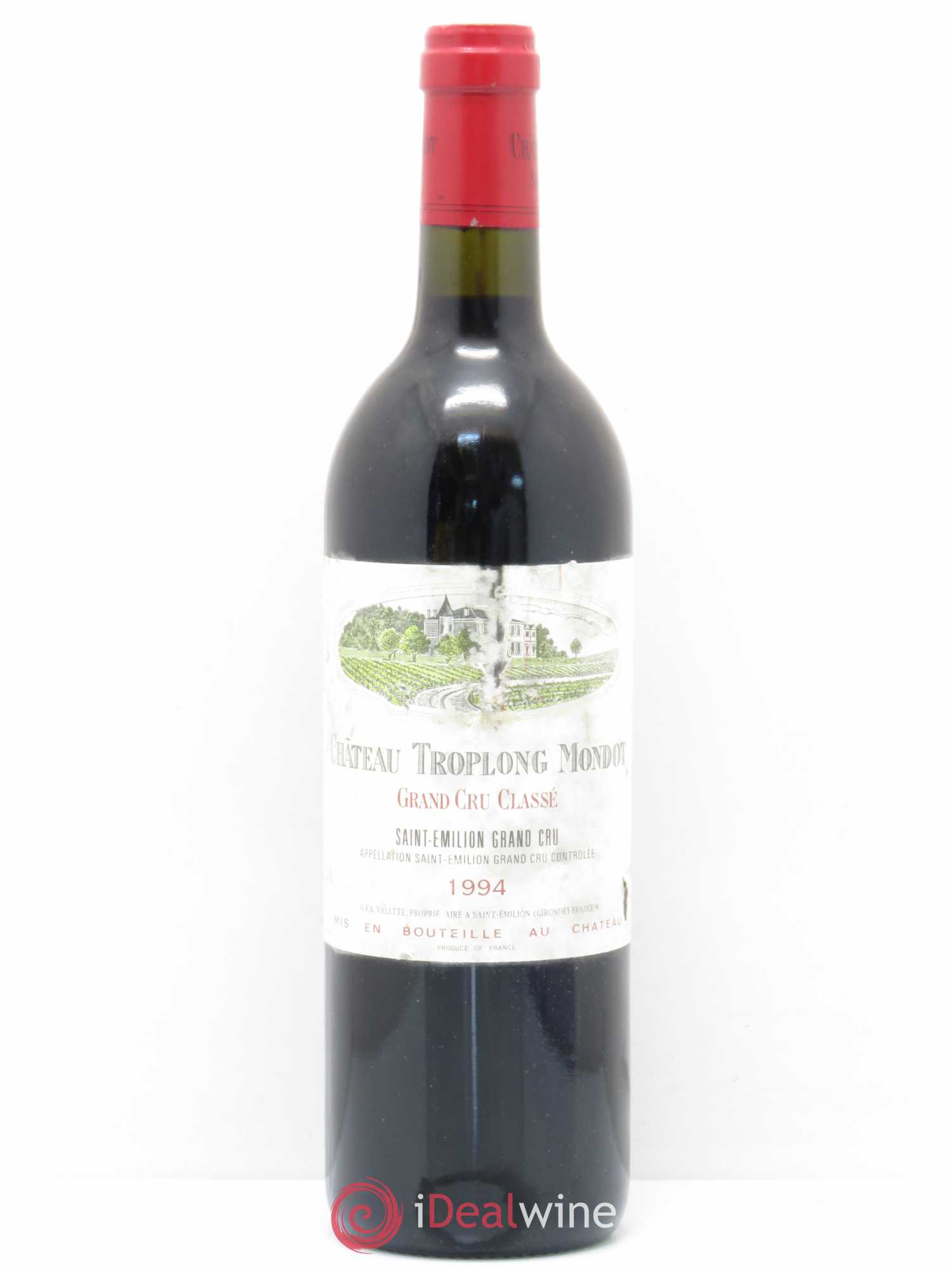Château Troplong Mondot 1er Grand Cru Classé B 1994 - Lot de 1 bouteille - 0