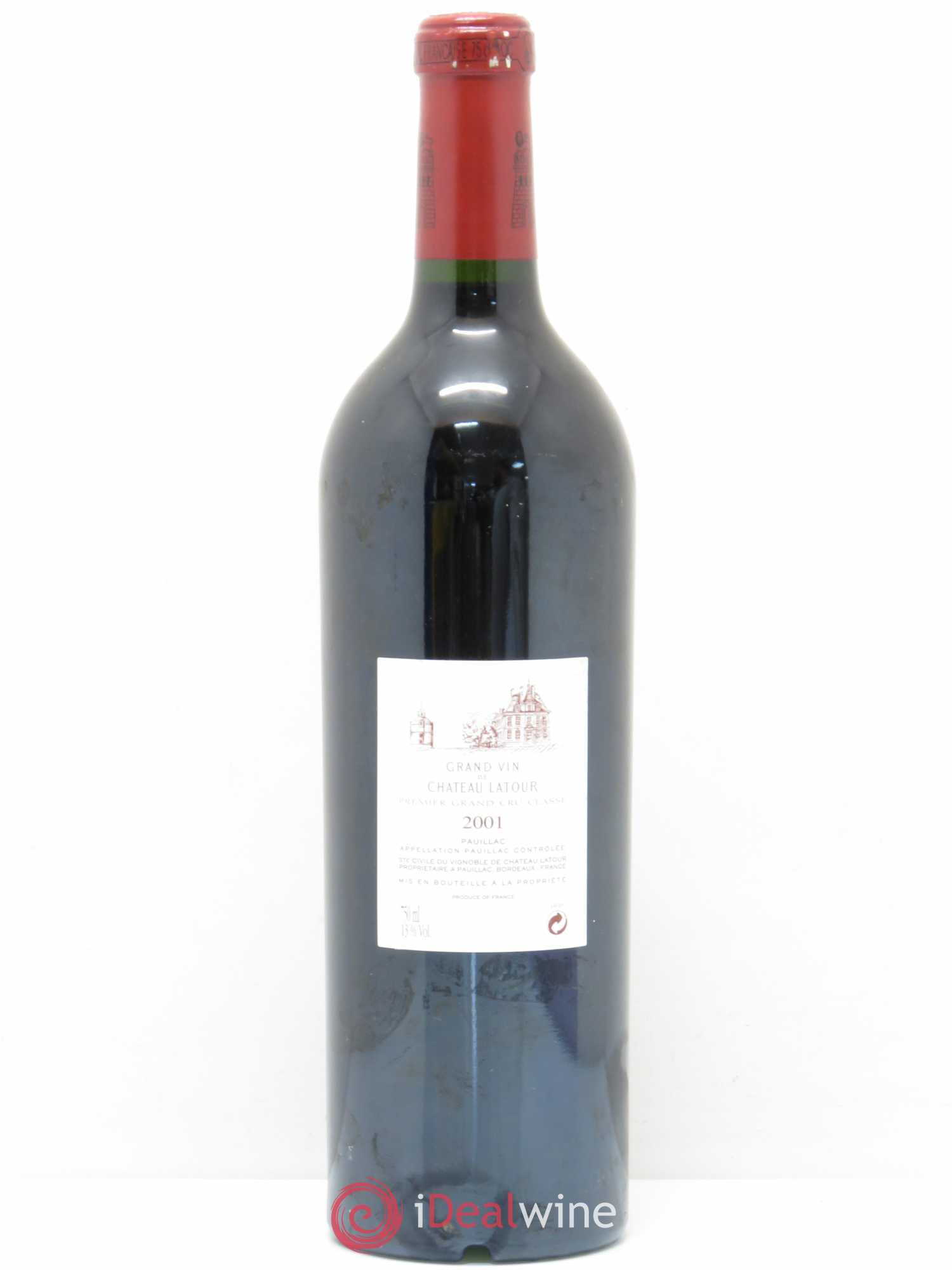 Château Latour 1er Grand Cru Classé 2001 - Lot de 1 bouteille - 1