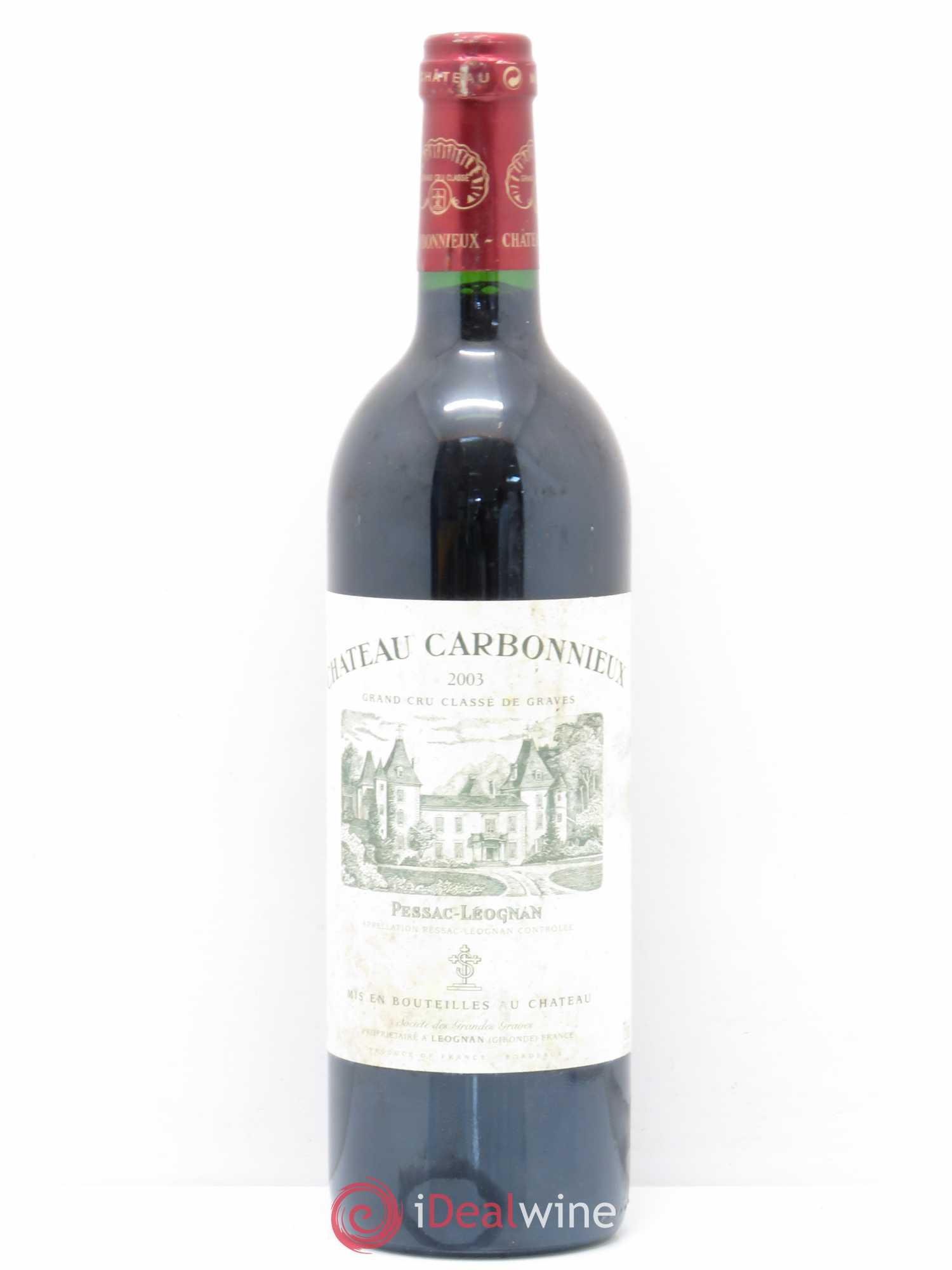 Château Carbonnieux Cru Classé de Graves 2003 - Lot de 1 bouteille - 0