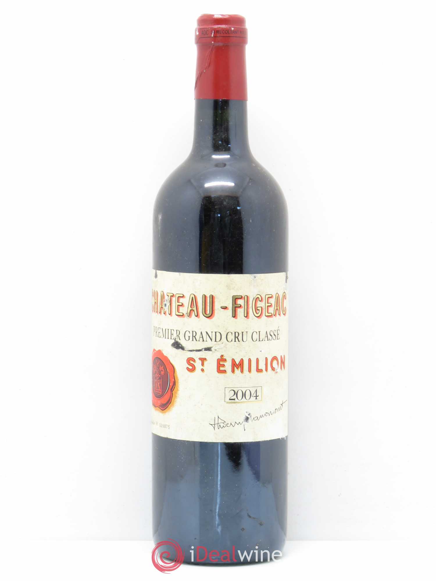 Château Figeac 1er Grand Cru Classé A 2004 - Lot de 1 bouteille - 0