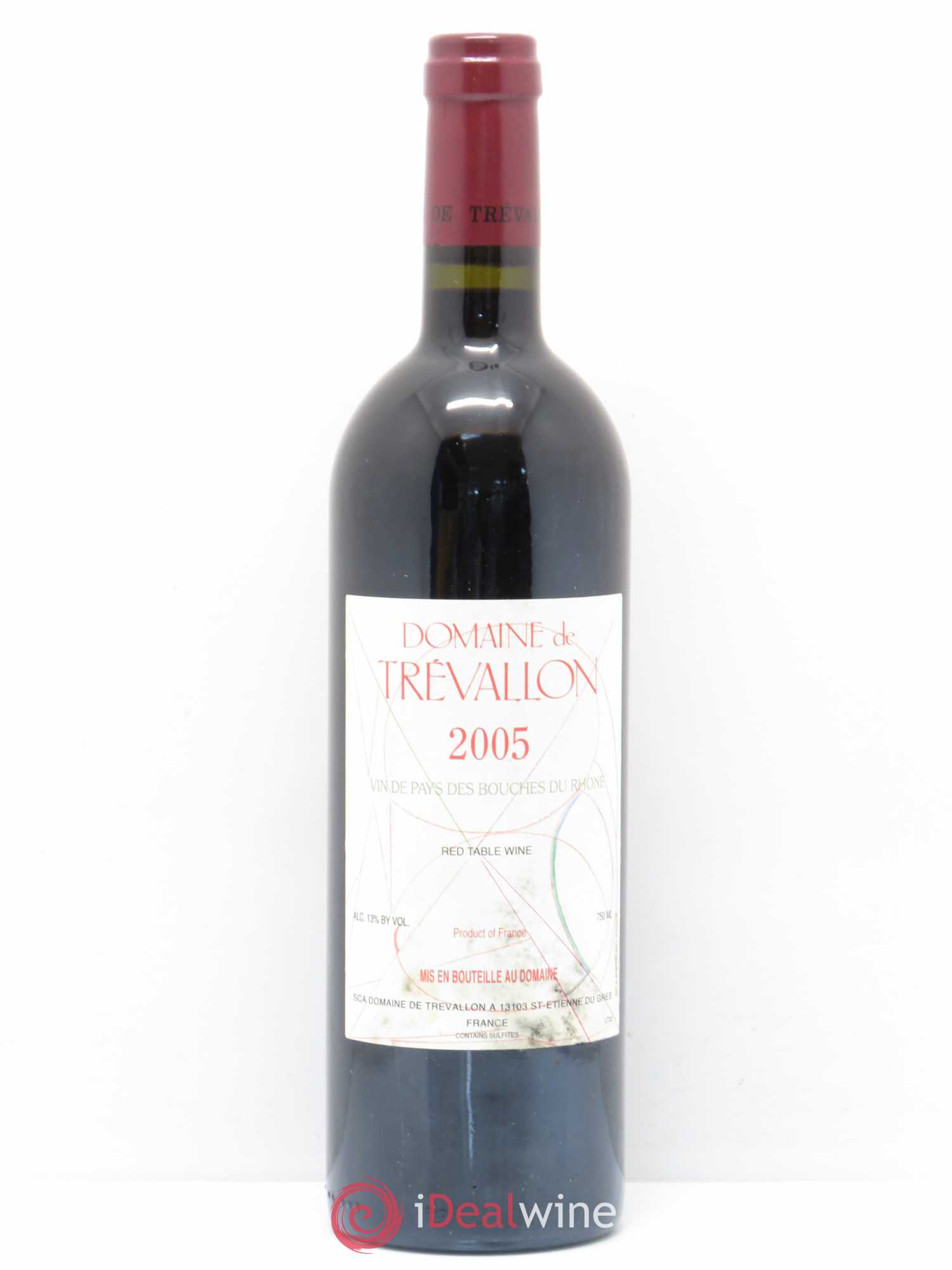 Coteaux d'Aix-en-Provence Trévallon (Domaine de) Eloi Dürrbach 2005 - Lot de 1 bouteille - 0