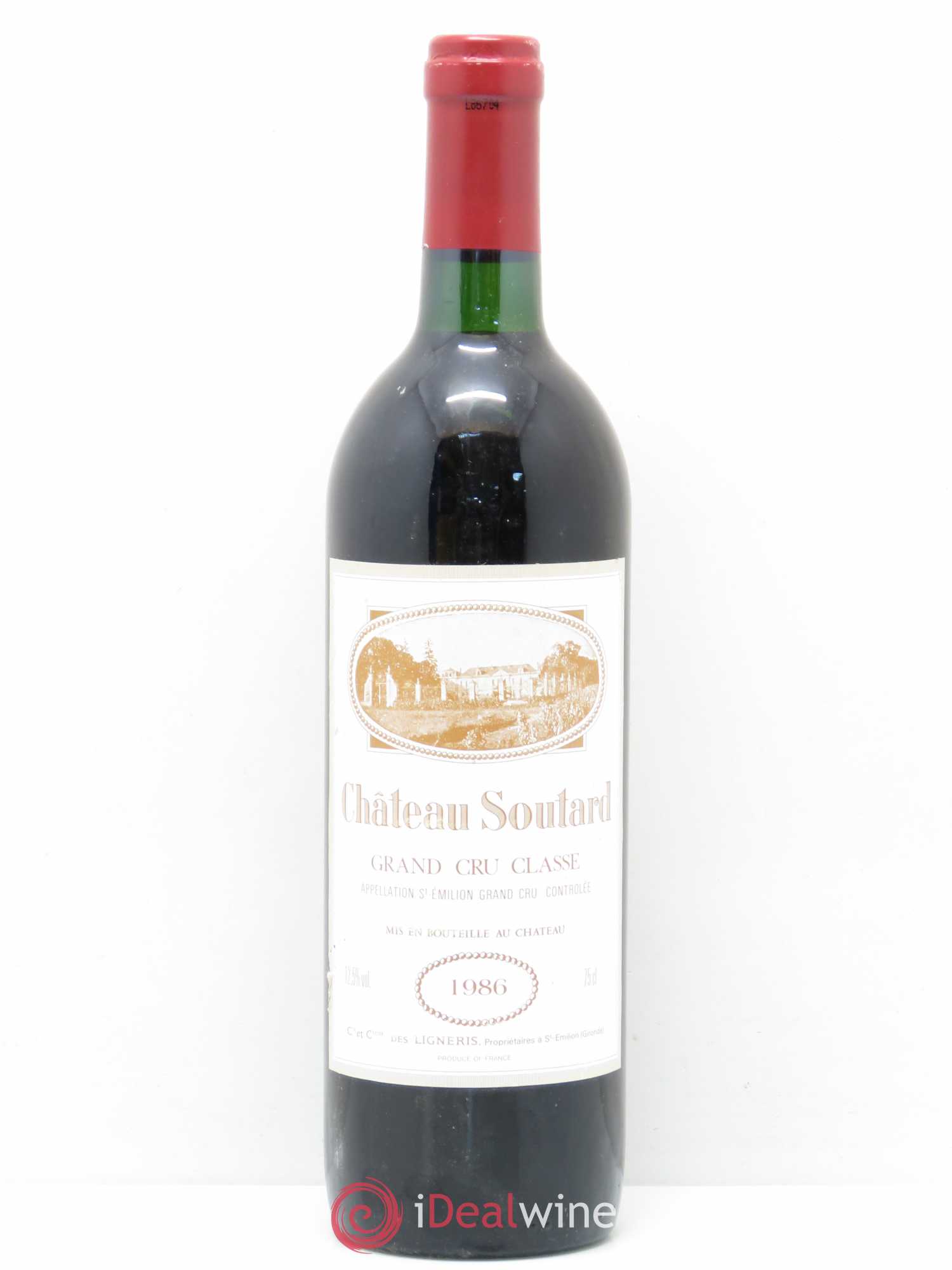 Château Soutard Grand Cru Classé 1986 - Lot de 1 bouteille - 0