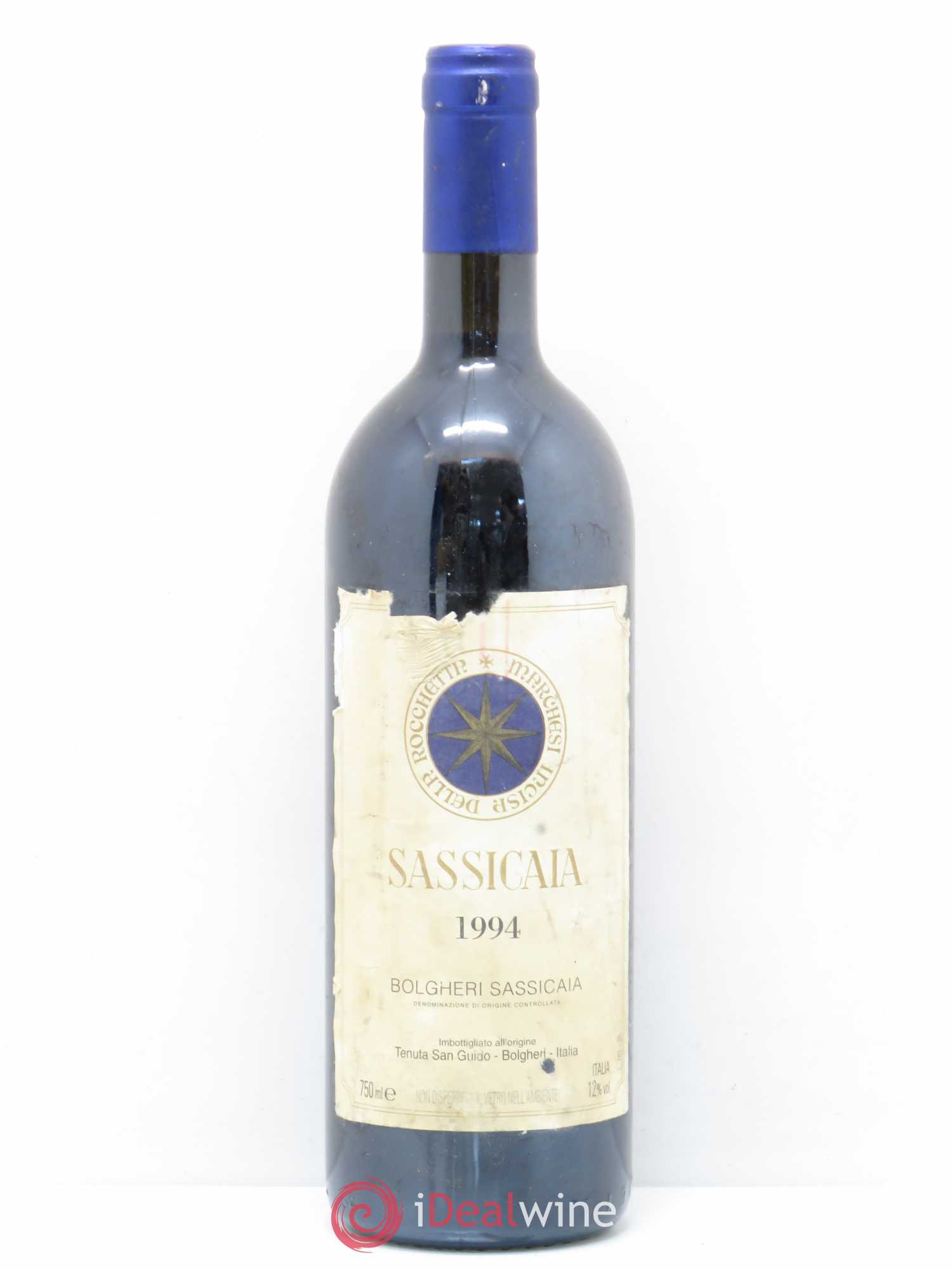 Bolgheri DOC Sassicaia Tenuta San Guido 1994 - Lot de 1 bouteille - 0