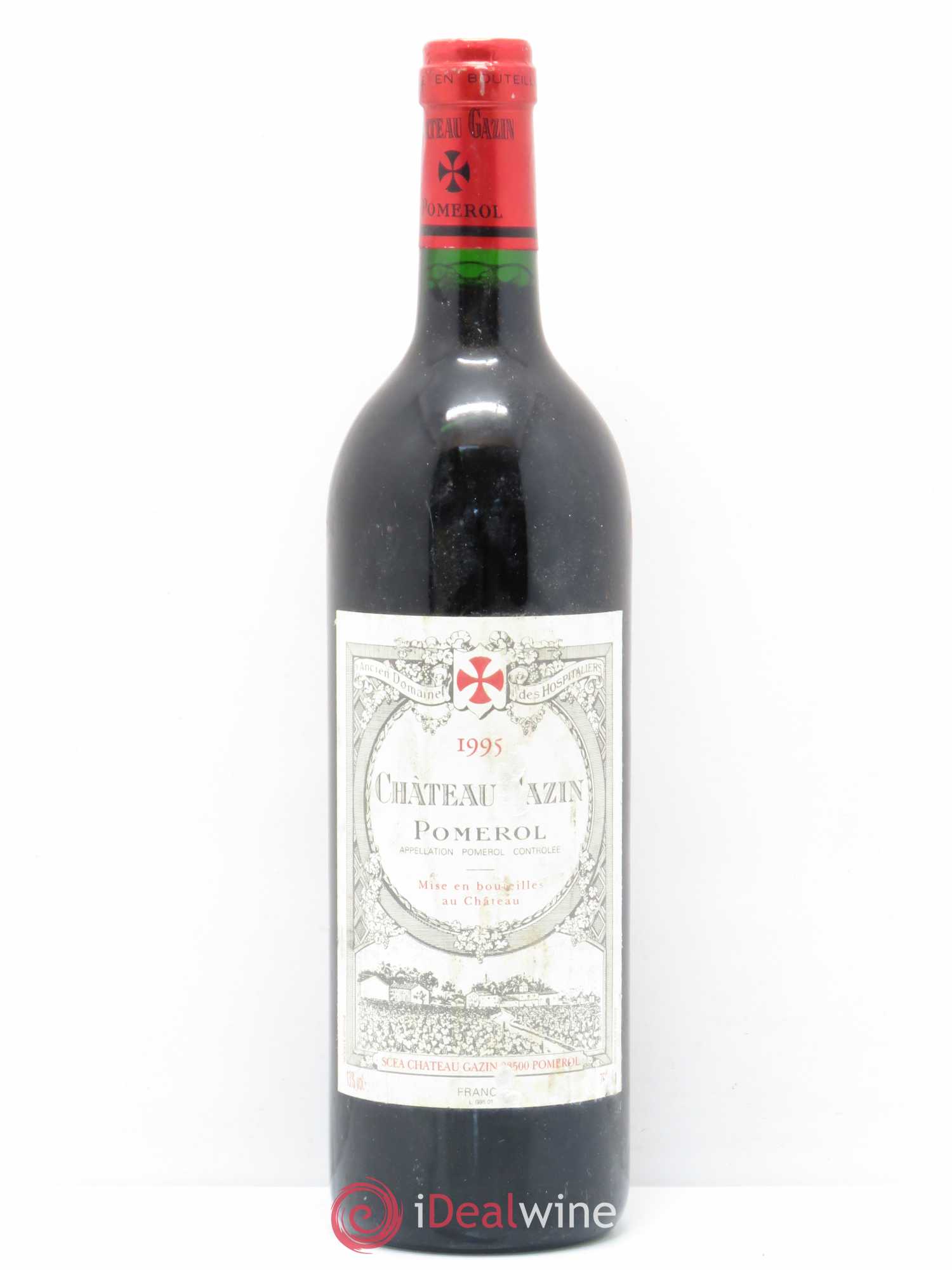 Château Gazin 1995 - Lot de 1 bouteille - 0