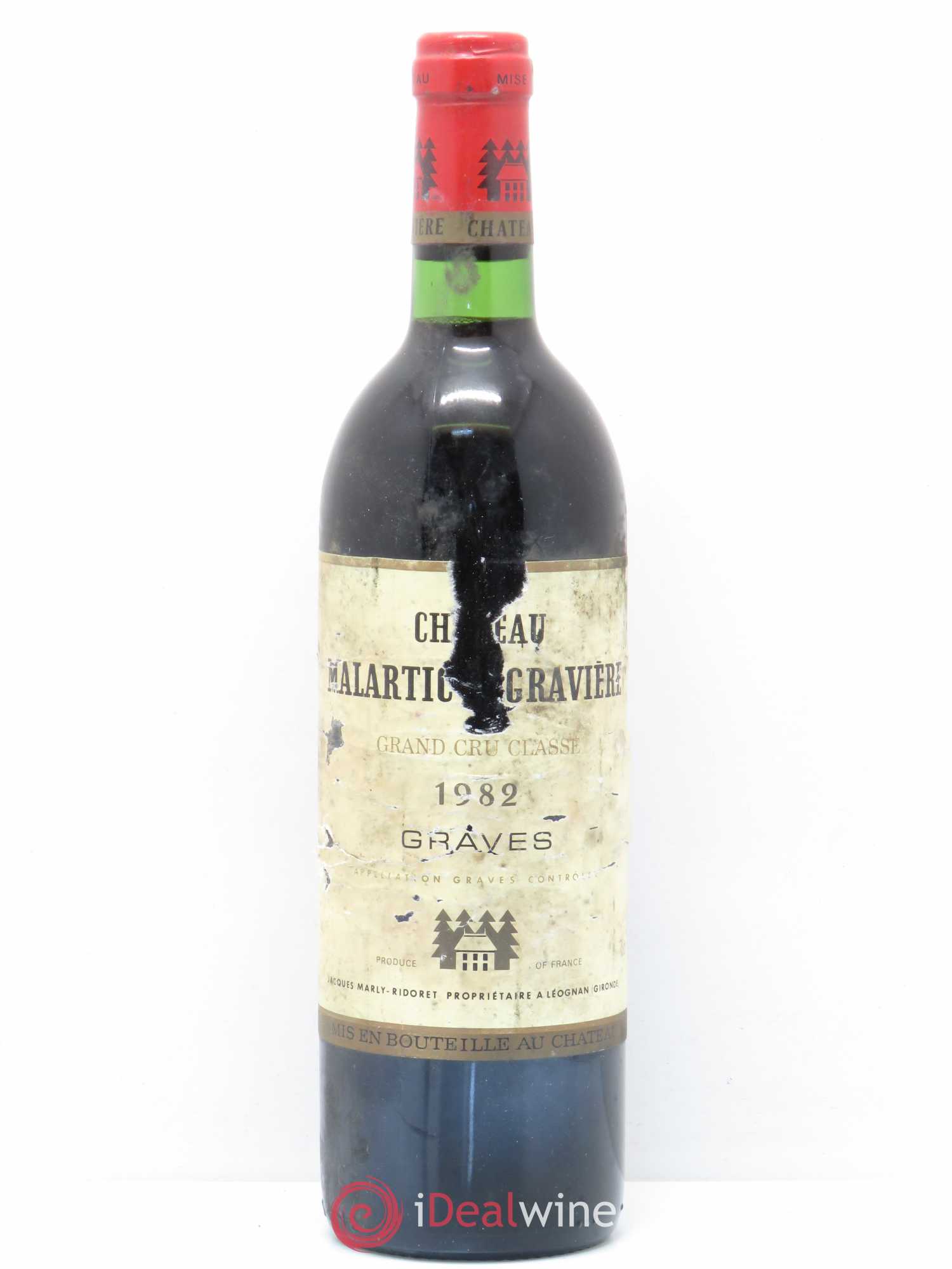 Château Malartic-Lagravière Cru Classé de Graves 1982 - Lot de 1 bouteille - 0
