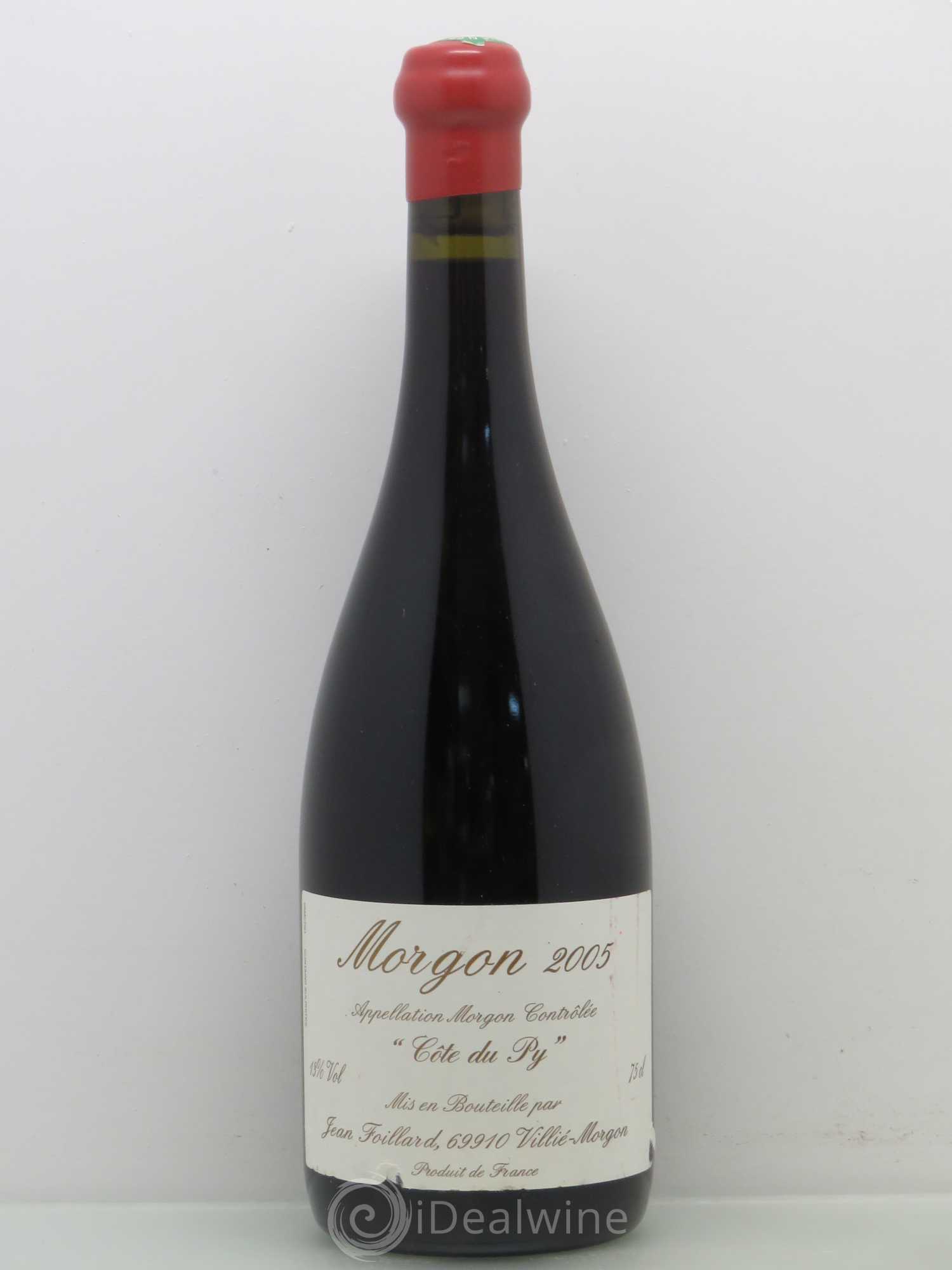 Morgon Côte du Py Jean Foillard 2005 - Lot de 1 bouteille - 0