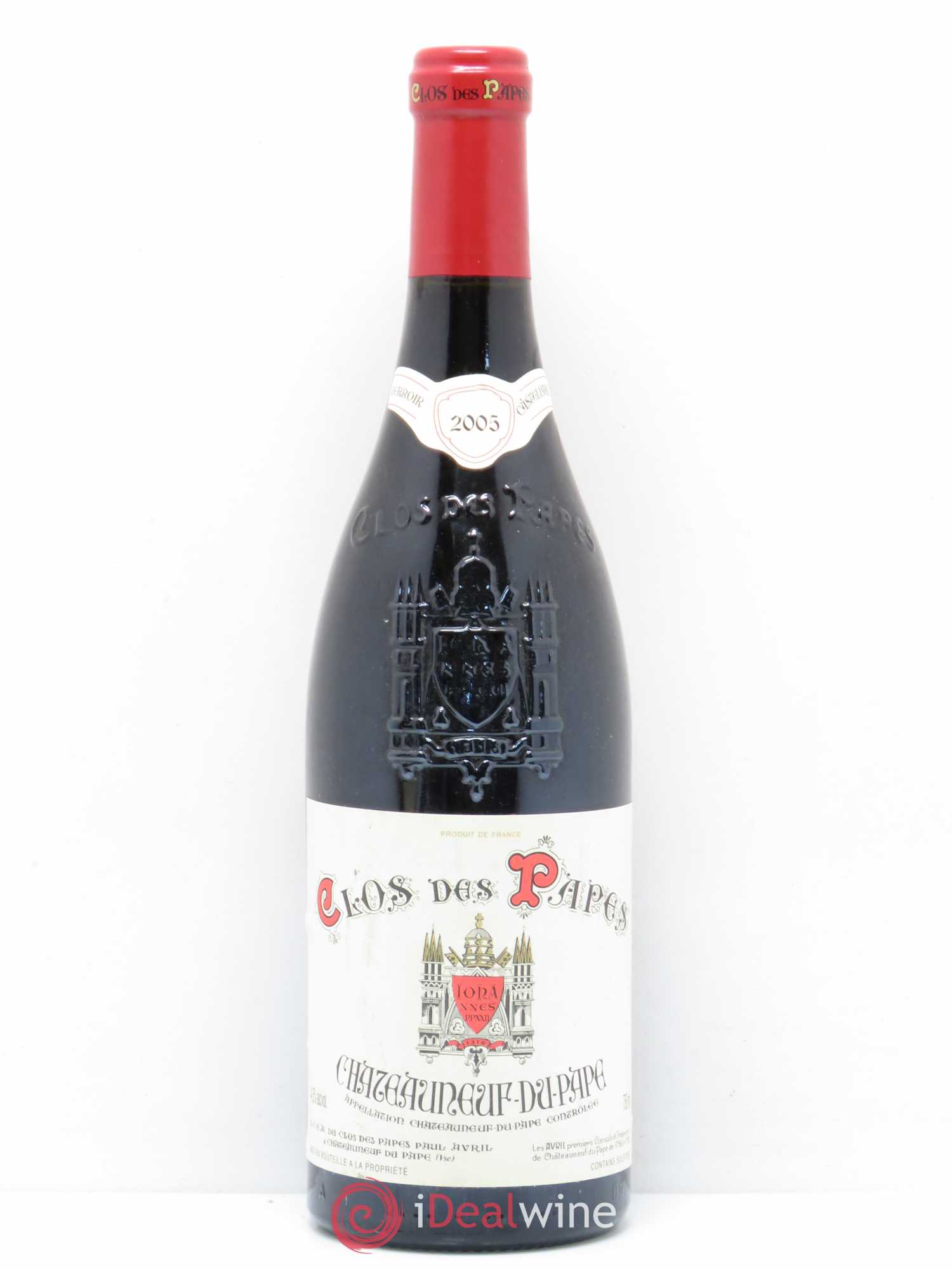 Châteauneuf-du-Pape Clos des Papes - Paul Avril 2005 - Lot de 1 bouteille - 0