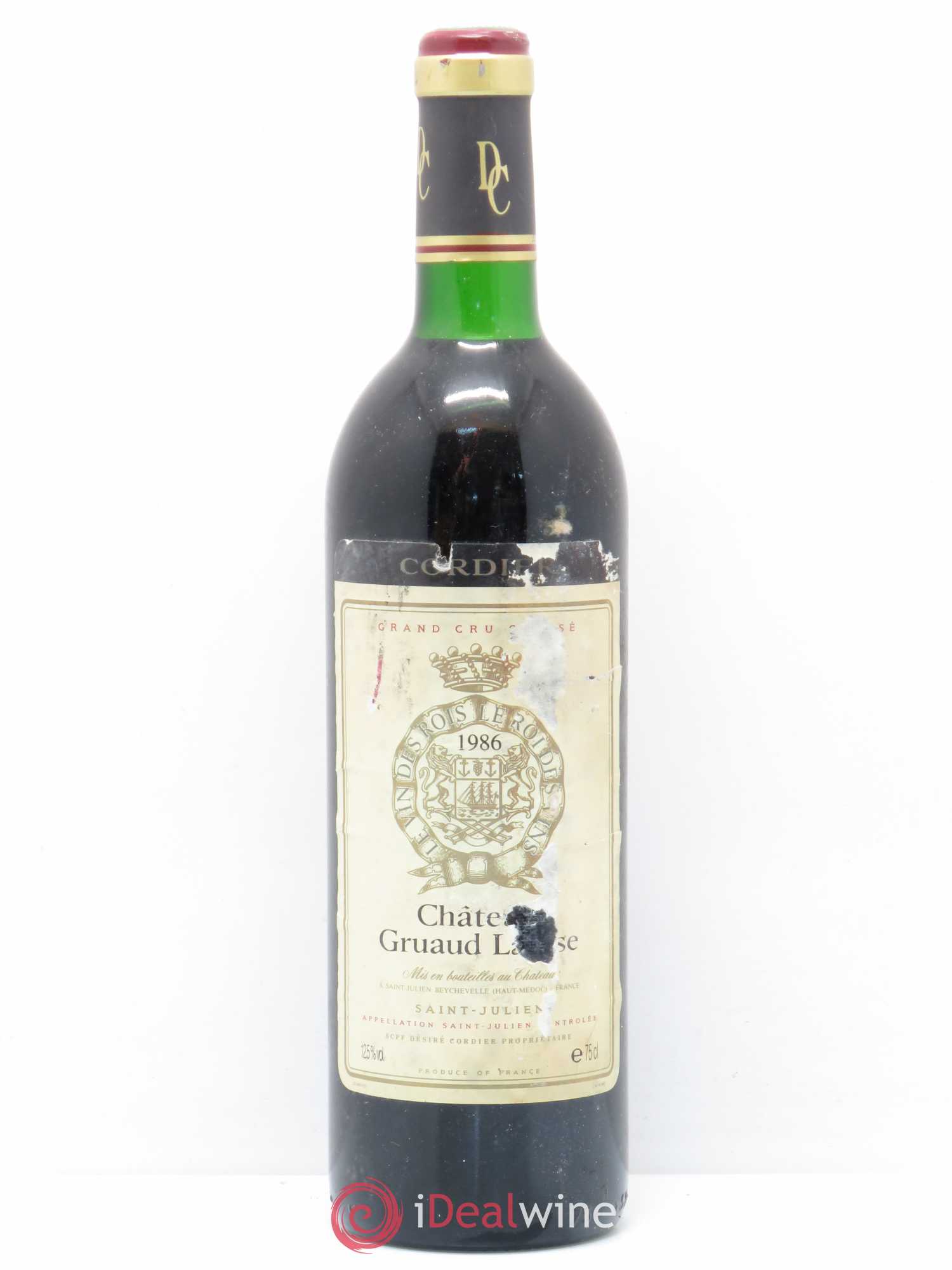 Château Gruaud Larose 2ème Grand Cru Classé 1986 - Lot de 1 bouteille - 0