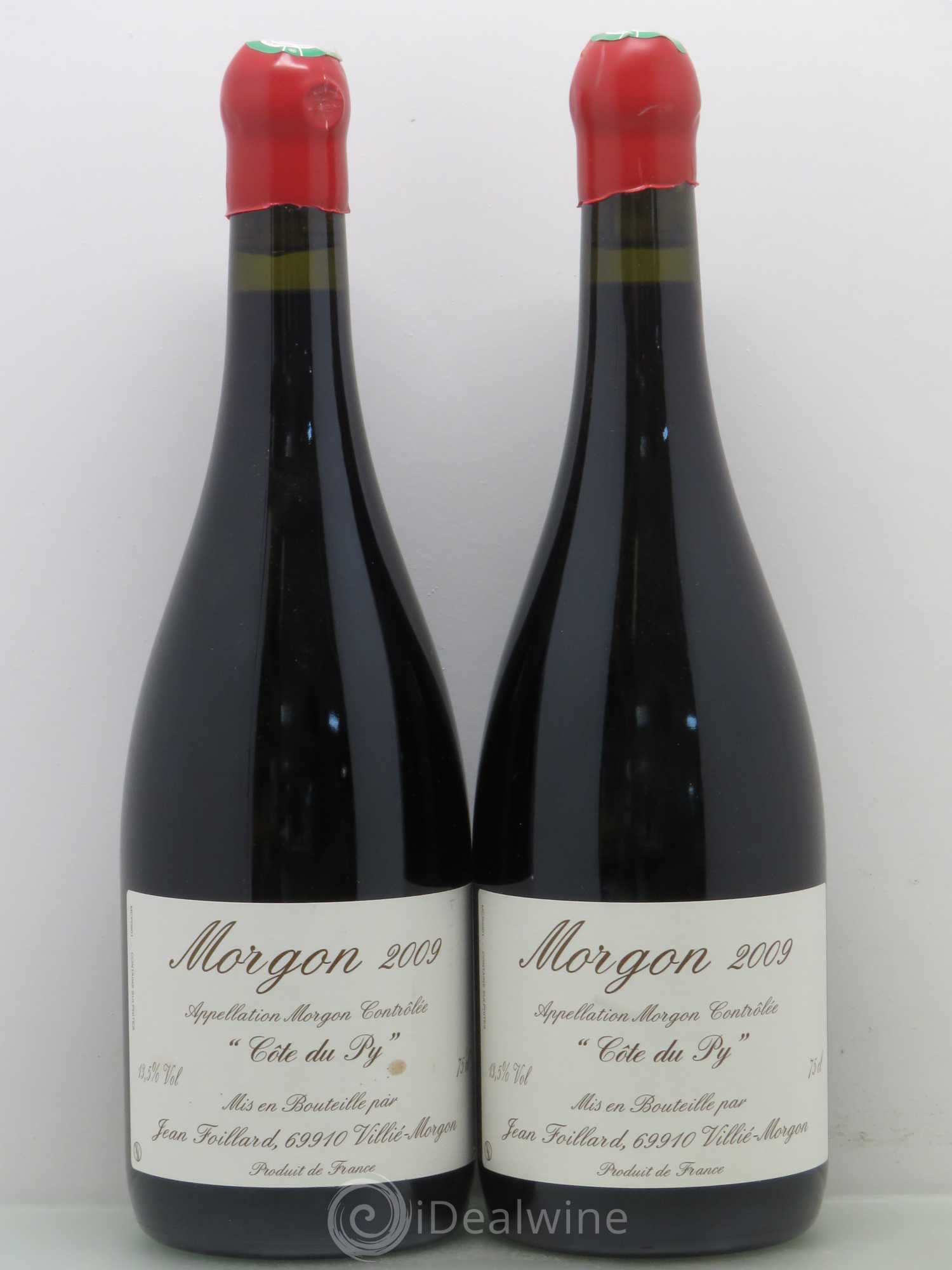 Morgon Côte du Py Jean Foillard 2009 - Lot de 2 bouteilles - 0