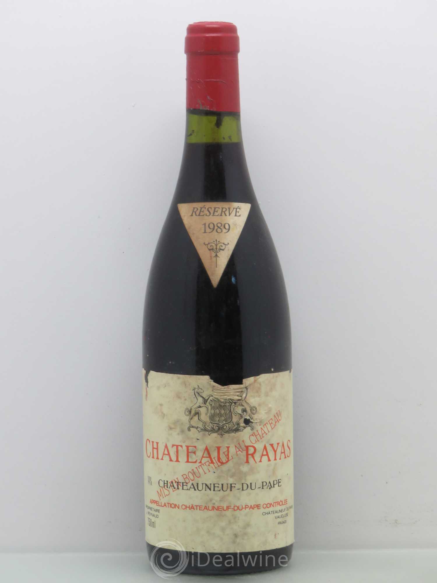 Châteauneuf-du-Pape Château Rayas Emmanuel Reynaud 1989 - Lot de 1 bouteille - 0