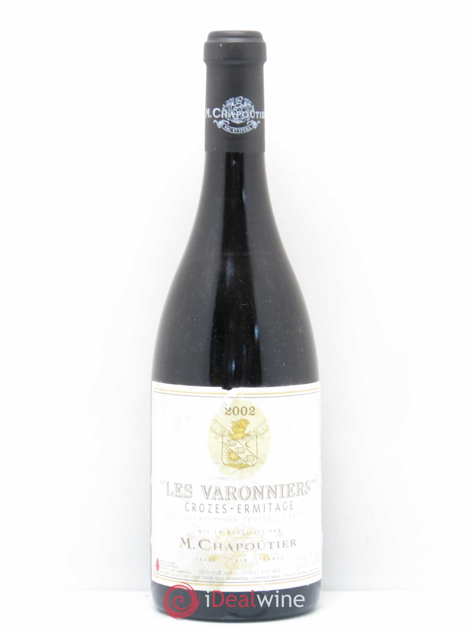 Crozes-Hermitage Les Varonniers Chapoutier 2002 - Lot de 1 bouteille - 0