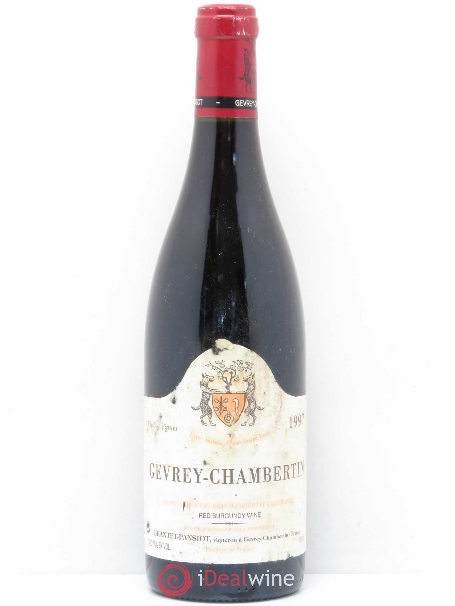 Gevrey-Chambertin Vieilles vignes Geantet-Pansiot 1997 - Lot de 1 bouteille - 0
