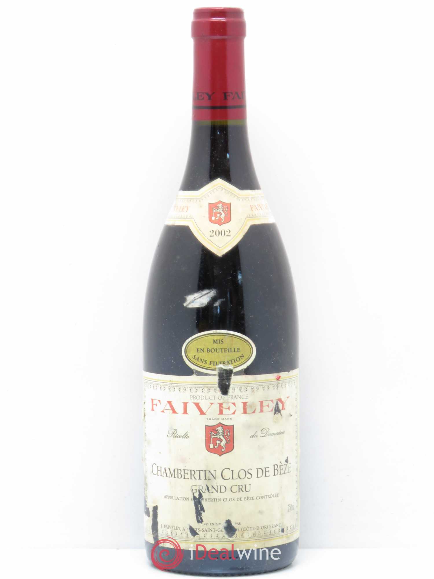 Chambertin Clos de Bèze Grand Cru Faiveley 2002 - Lot de 1 bouteille - 0