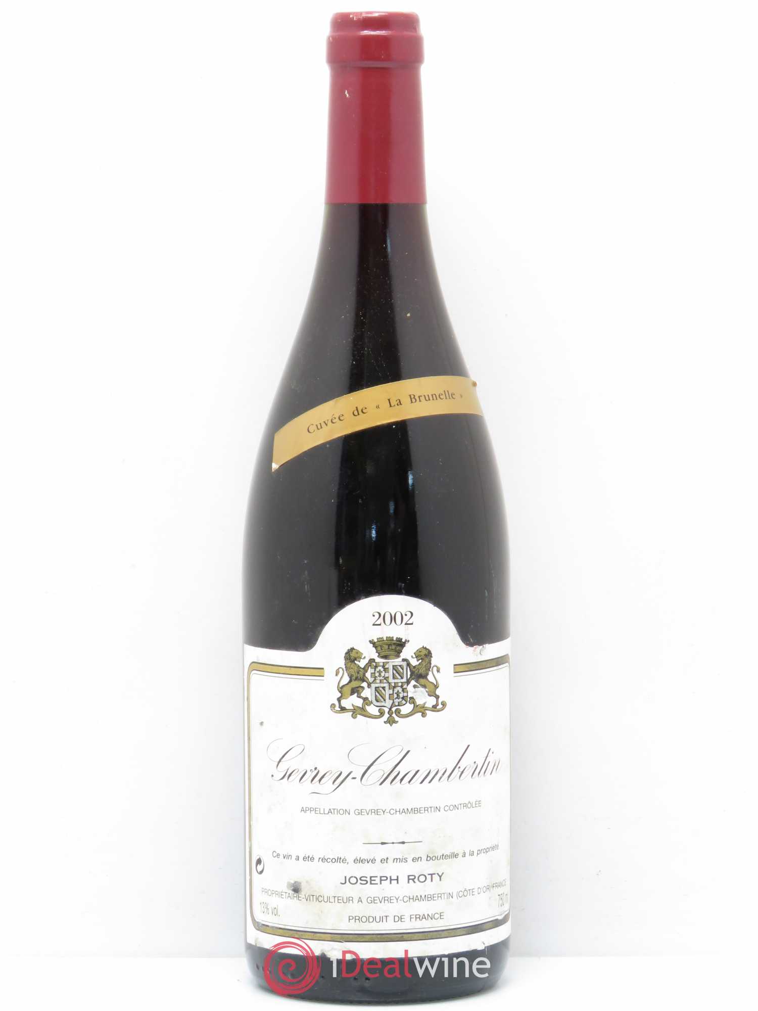 Gevrey-Chambertin Joseph Roty (Domaine) La Brunelle 2002 - Lot de 1 bouteille - 0