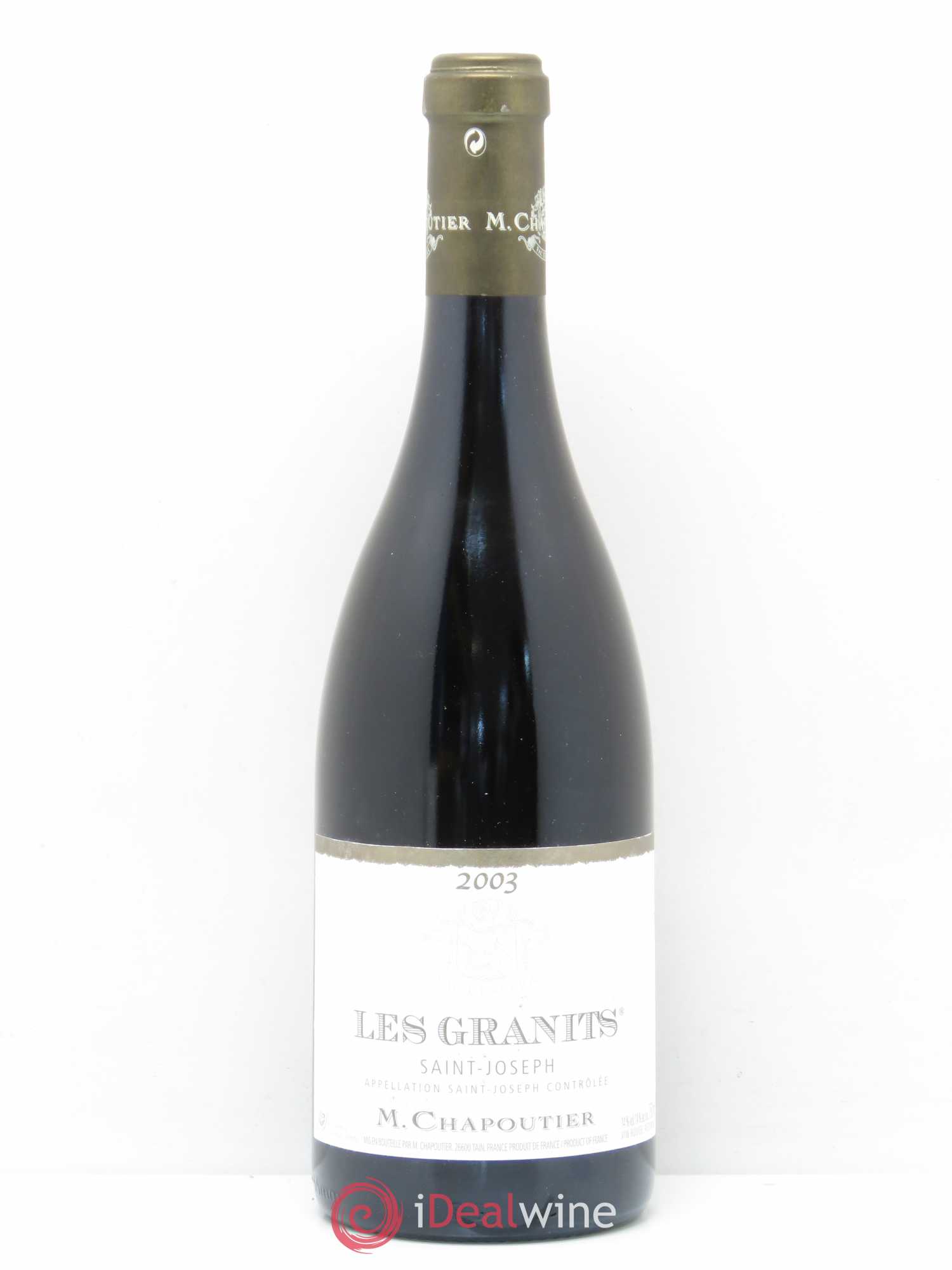 Saint-Joseph Les Granits Chapoutier 2003 - Lot de 1 bouteille - 0