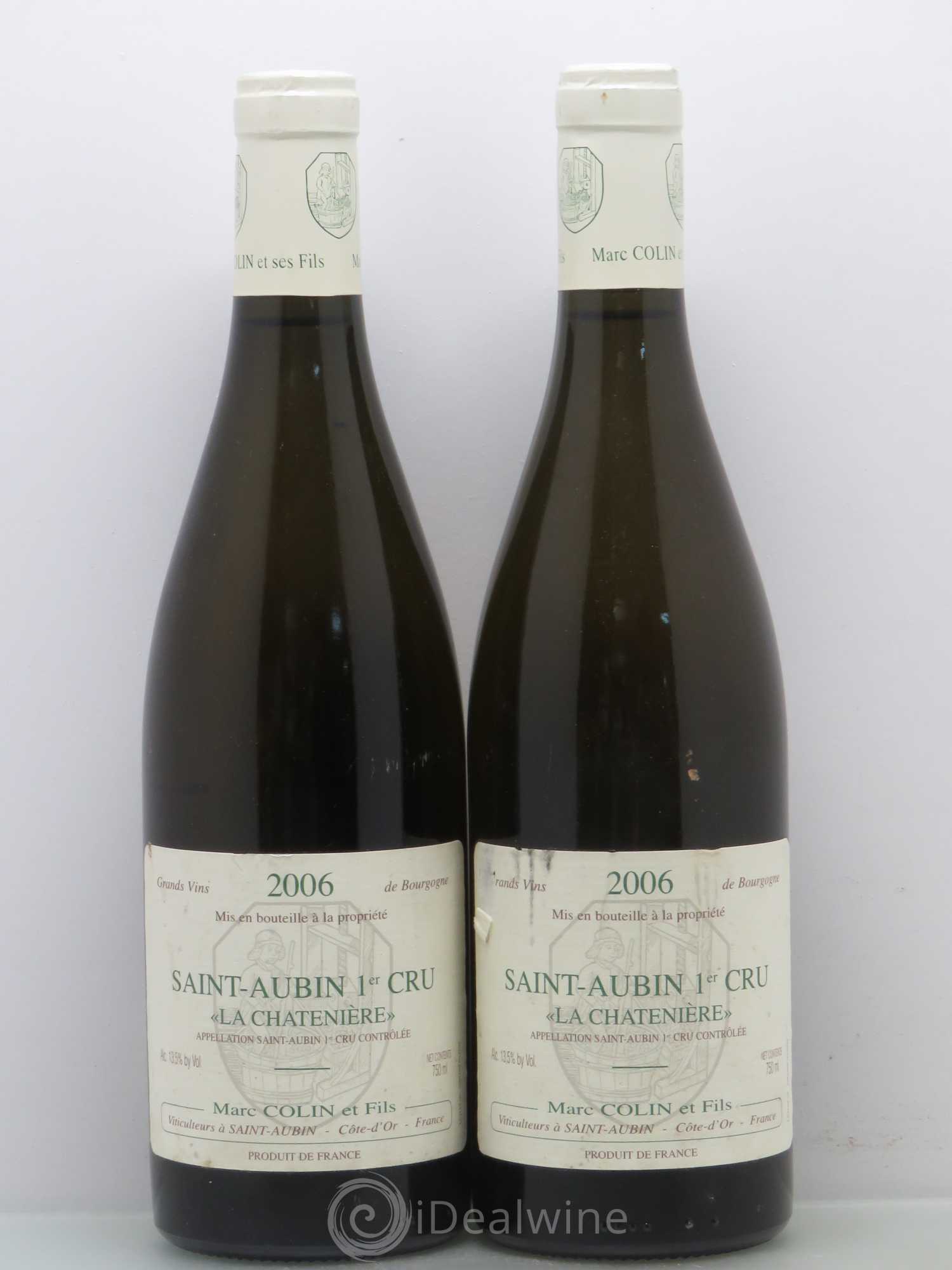 Saint-Aubin 1er Cru La Chatenière Marc Colin & Fils 2006 - Lot de 2 bouteilles - 0