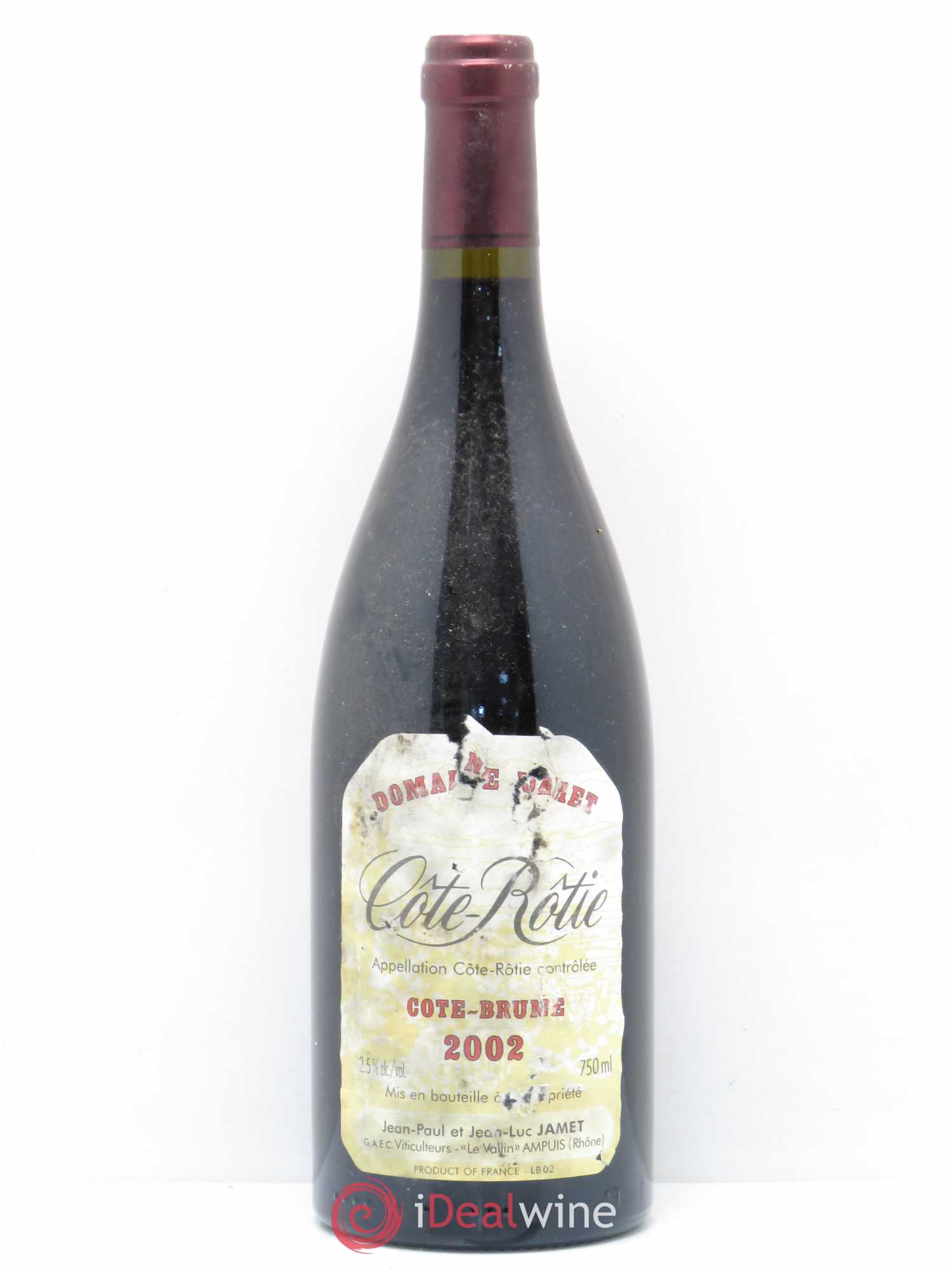 Côte-Rôtie Côte Brune Jamet (Domaine) 2002 - Lot de 1 bouteille - 0