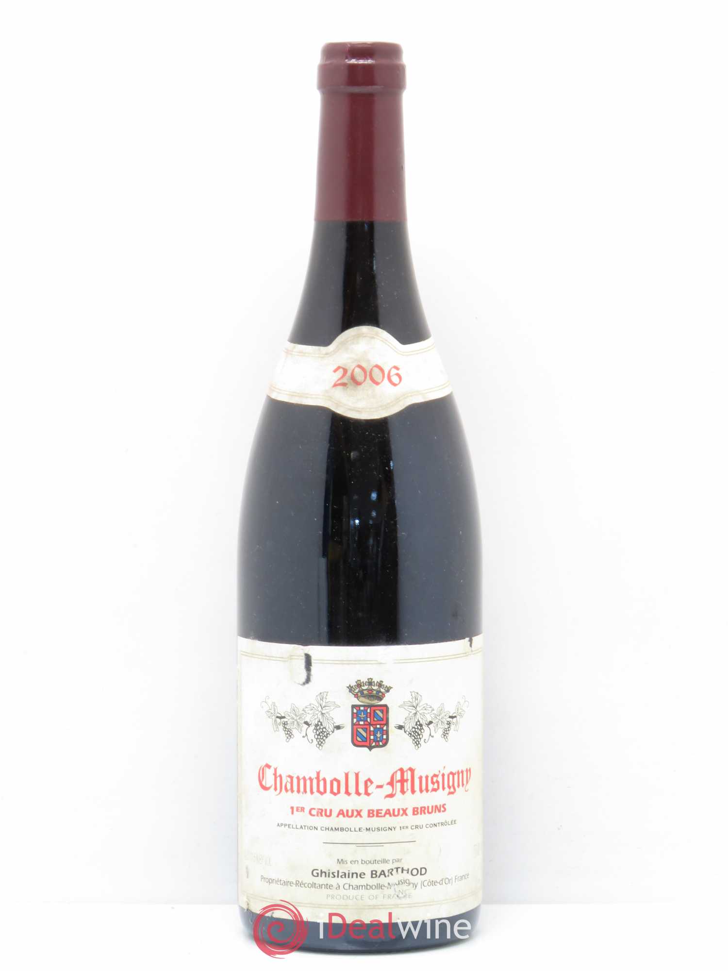 Chambolle-Musigny 1er Cru Aux Beaux Bruns Ghislaine Barthod 2006 - Lot de 1 bouteille - 0