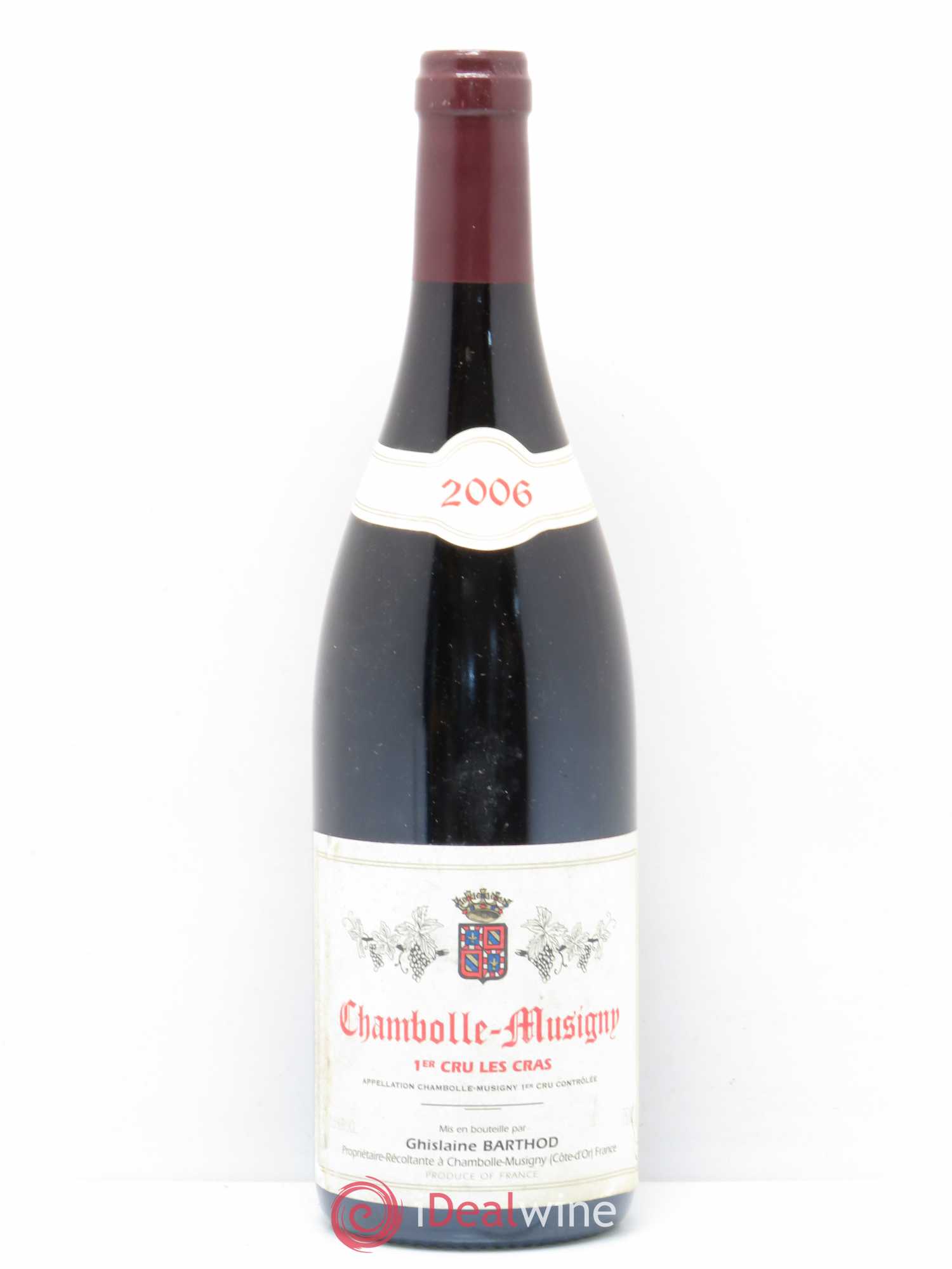 Chambolle-Musigny 1er Cru Les Cras Ghislaine Barthod 2006 - Lot de 1 bouteille - 0