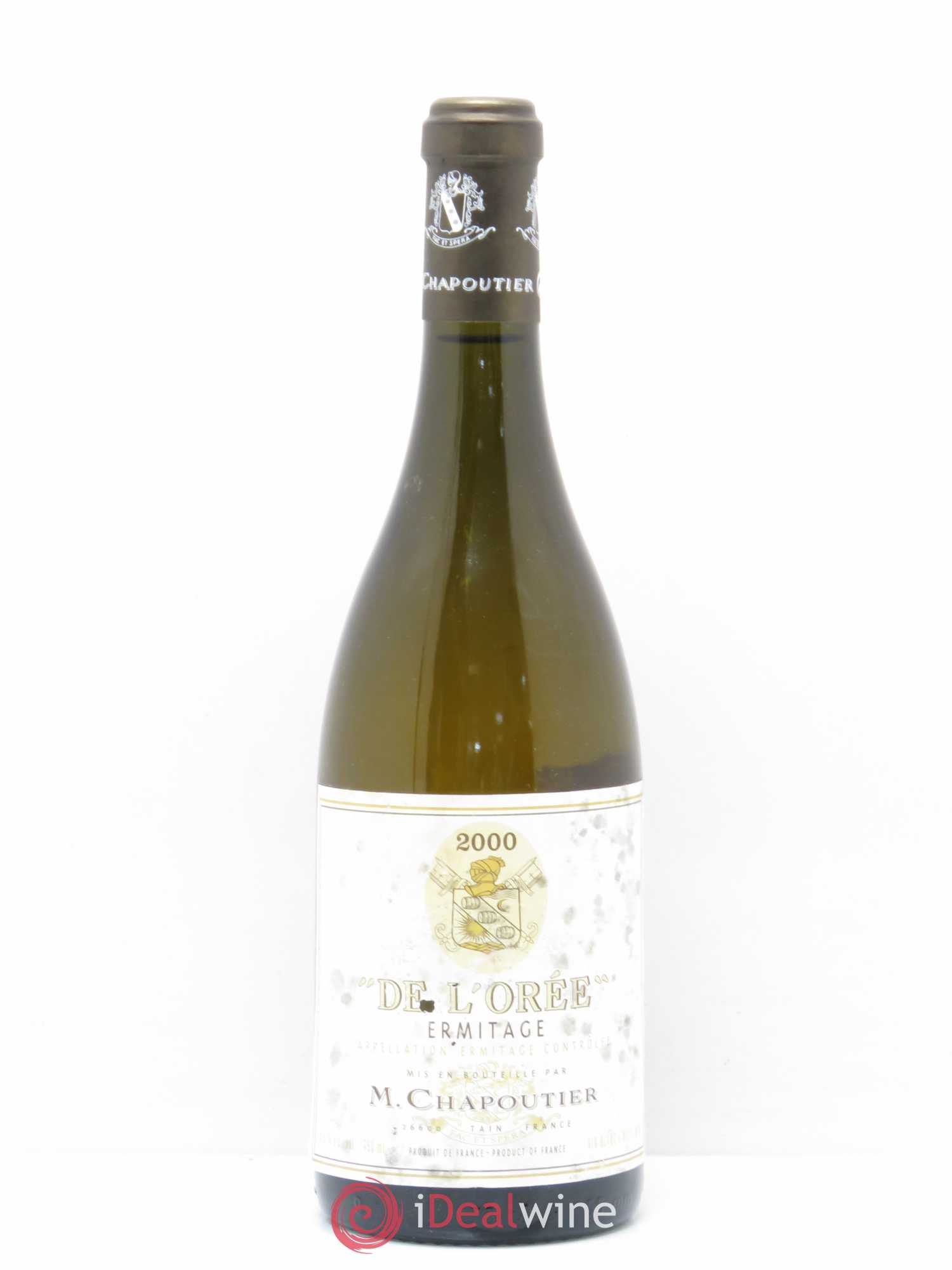 Hermitage Ermitage de l'Orée Chapoutier 2000 - Lot de 1 bouteille - 0
