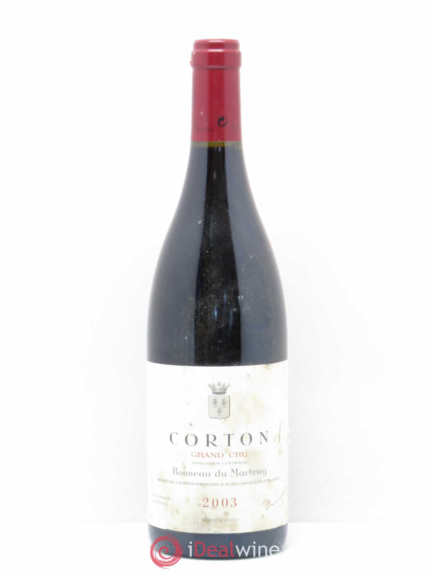 Corton Grand Cru Bonneau du Martray (Domaine) 2003 - Lot de 1 bouteille - 0