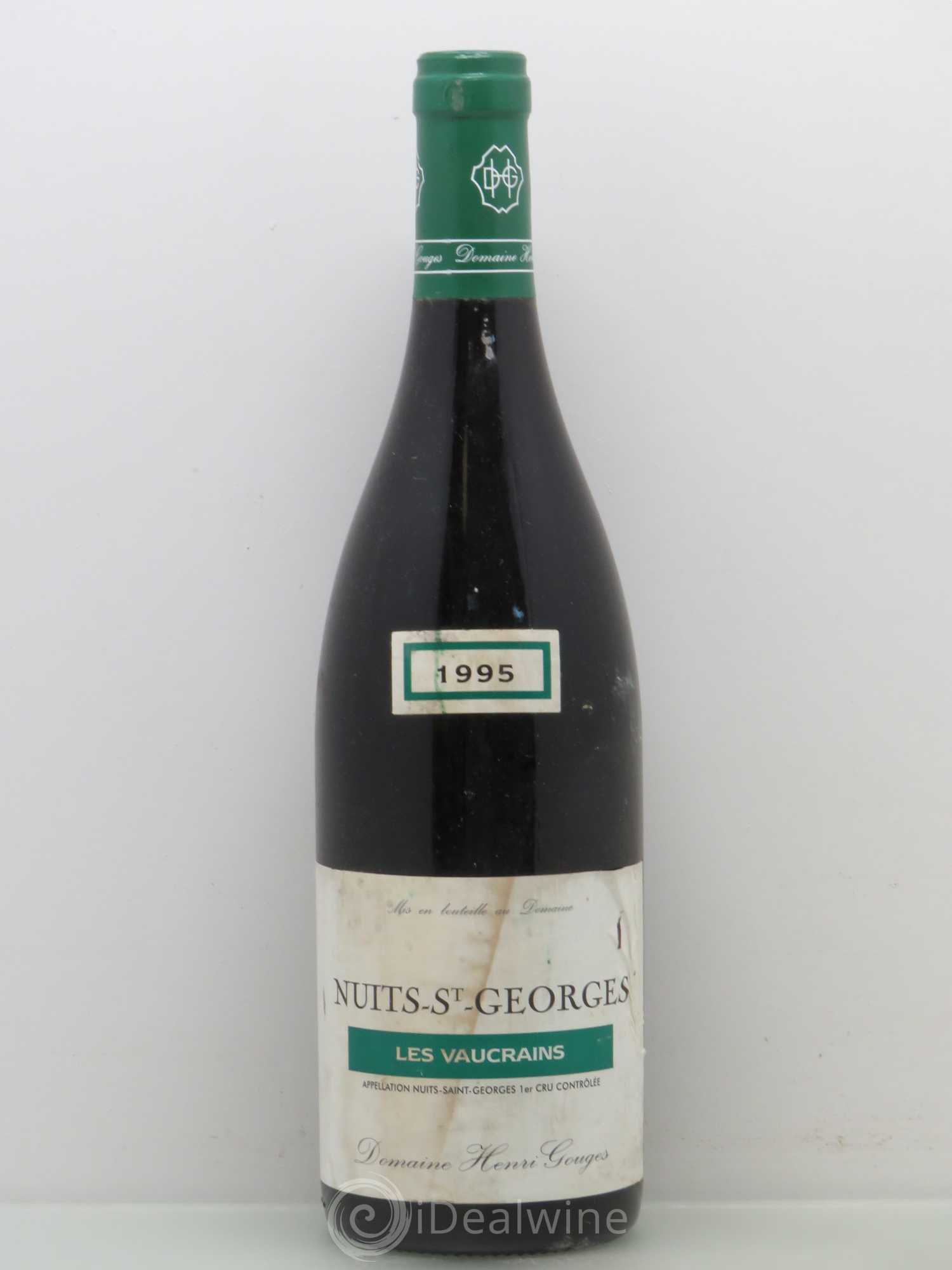 Nuits-Saint-Georges 1er Cru Les Vaucrains Henri Gouges 1995 - Posten von 1 Flasche - 0