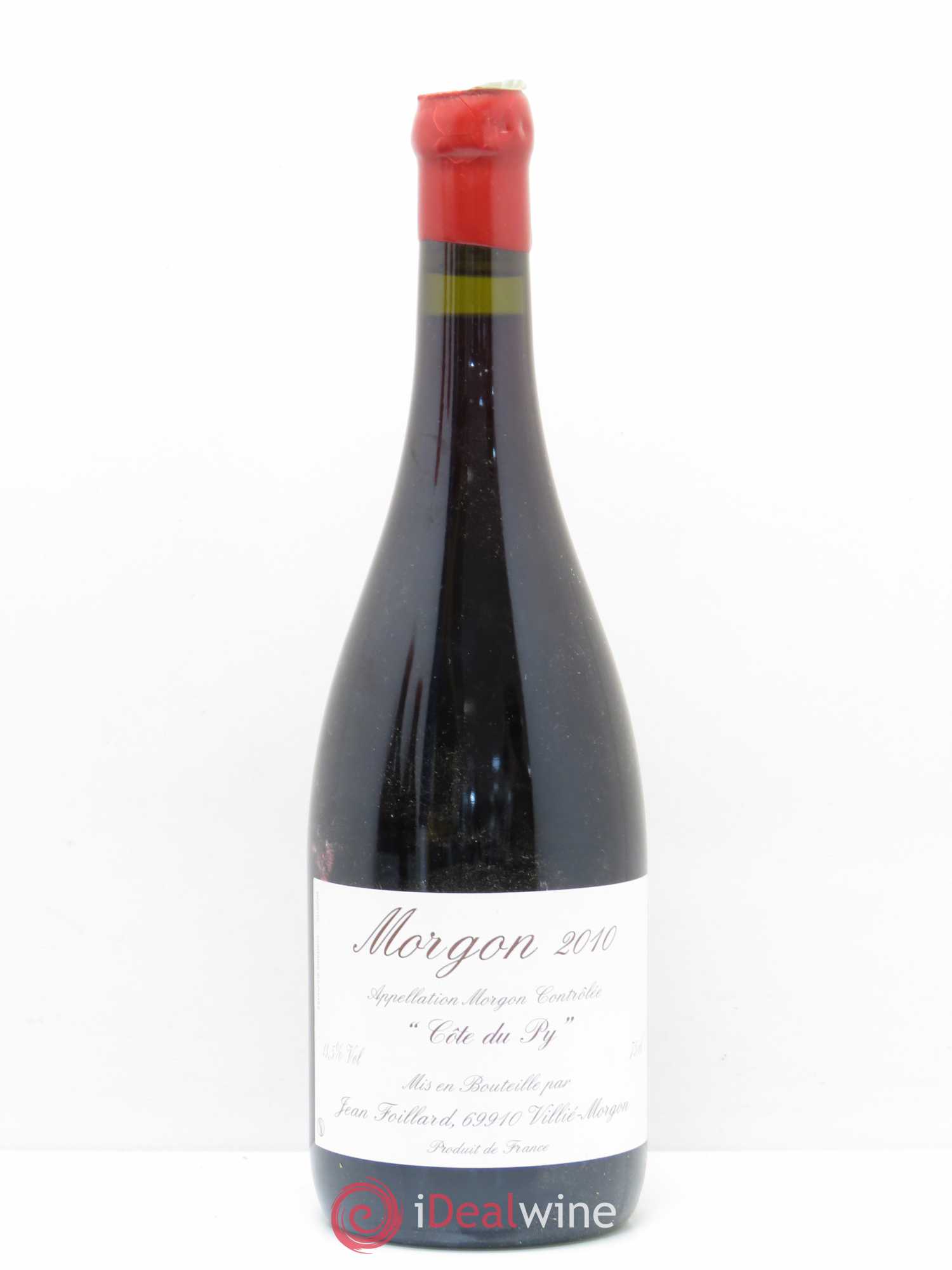 Morgon Côte du Py Jean Foillard 2010 - Lot de 1 bouteille - 0