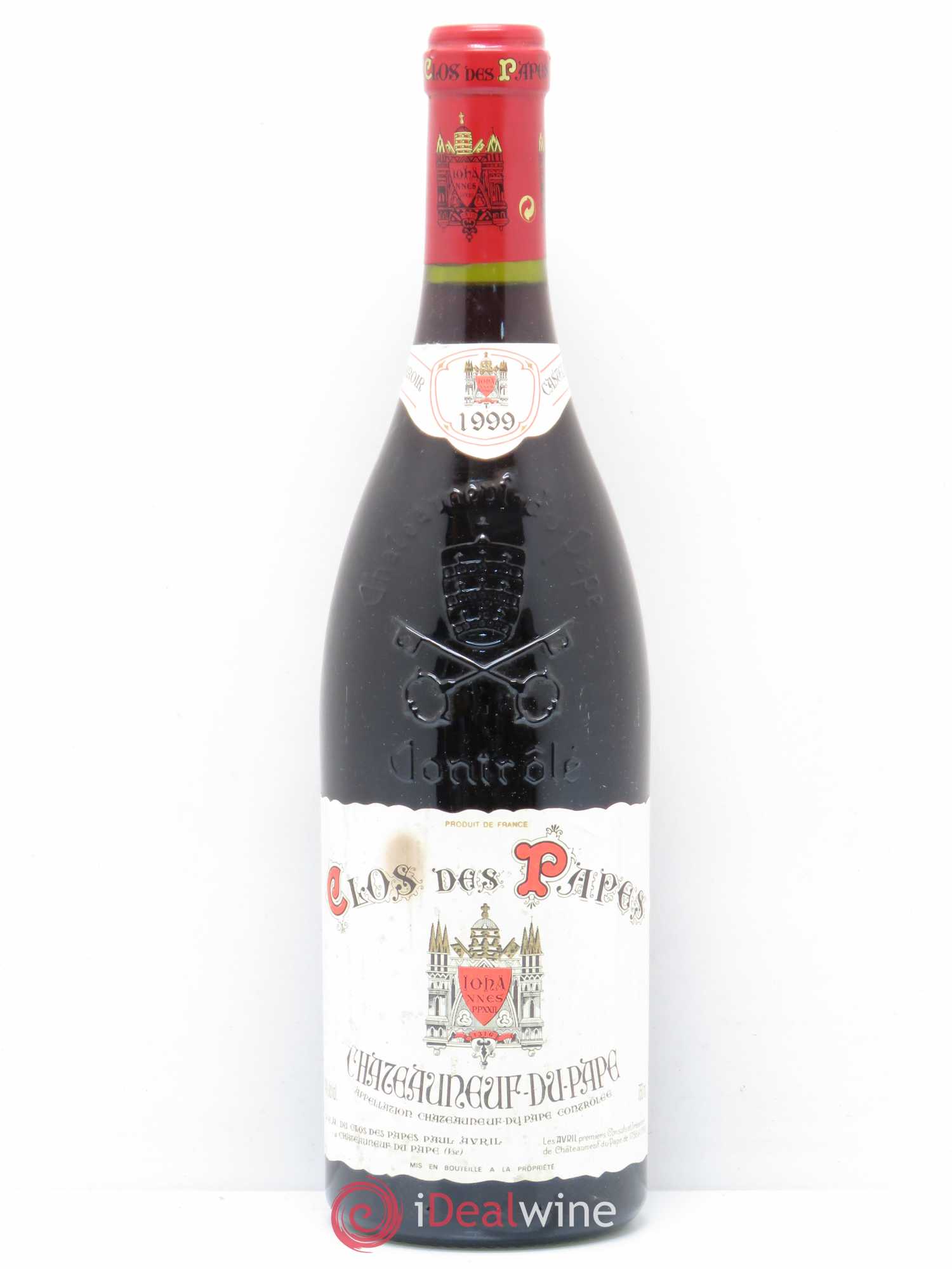 Châteauneuf-du-Pape Clos des Papes - Paul Avril 1999 - Lot de 1 bouteille - 0