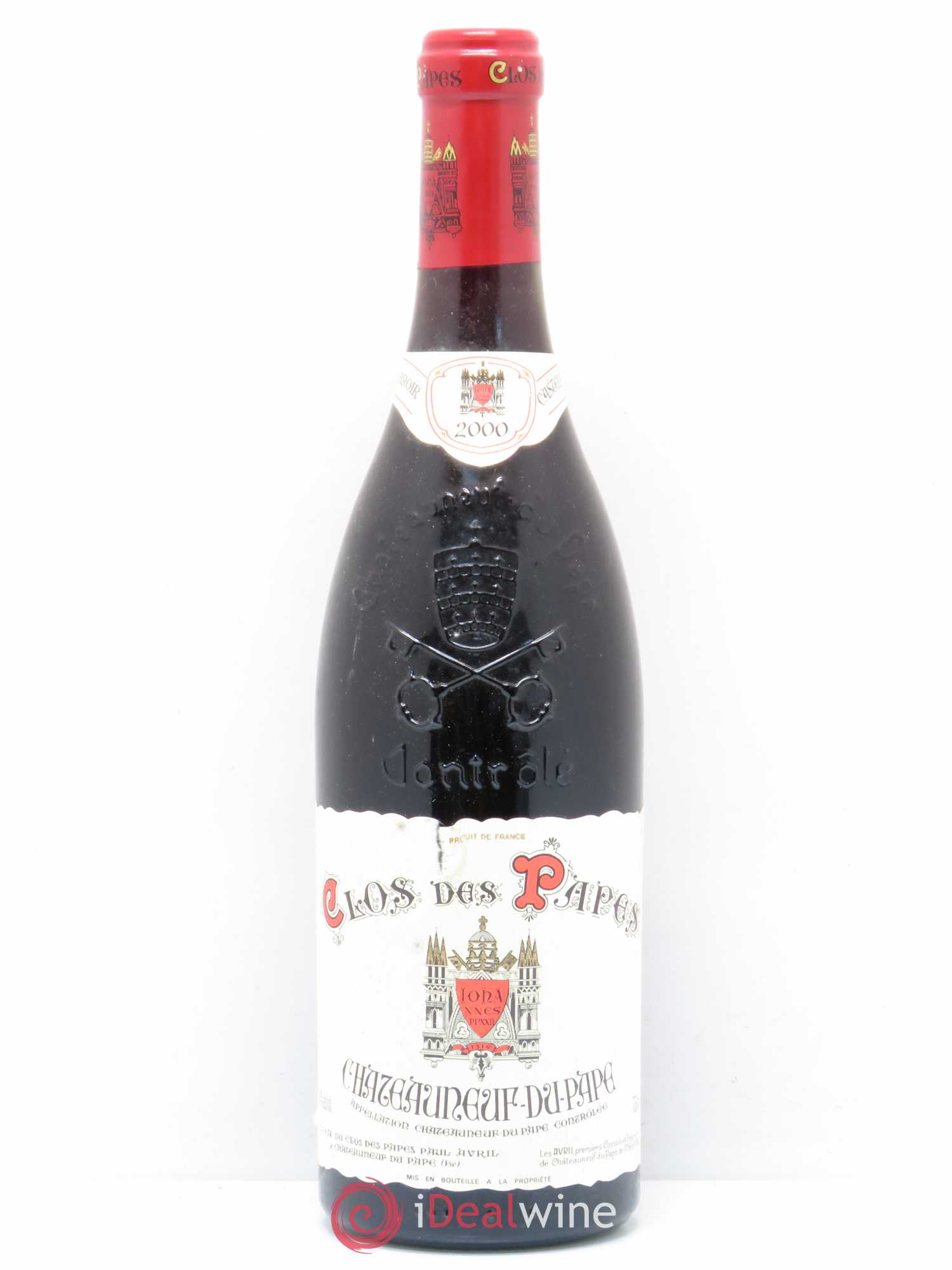 Châteauneuf-du-Pape Clos des Papes - Paul Avril 2000 - Lot de 1 bouteille - 0