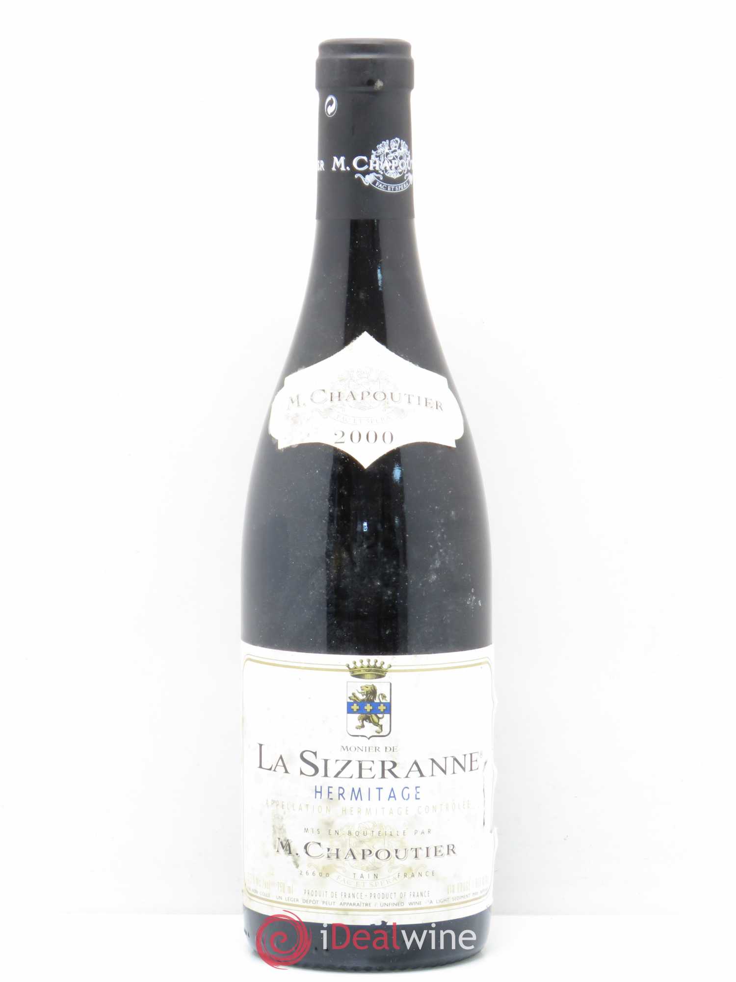 Hermitage Monier de La Sizeranne Chapoutier 2000 - Lot de 1 bouteille - 0