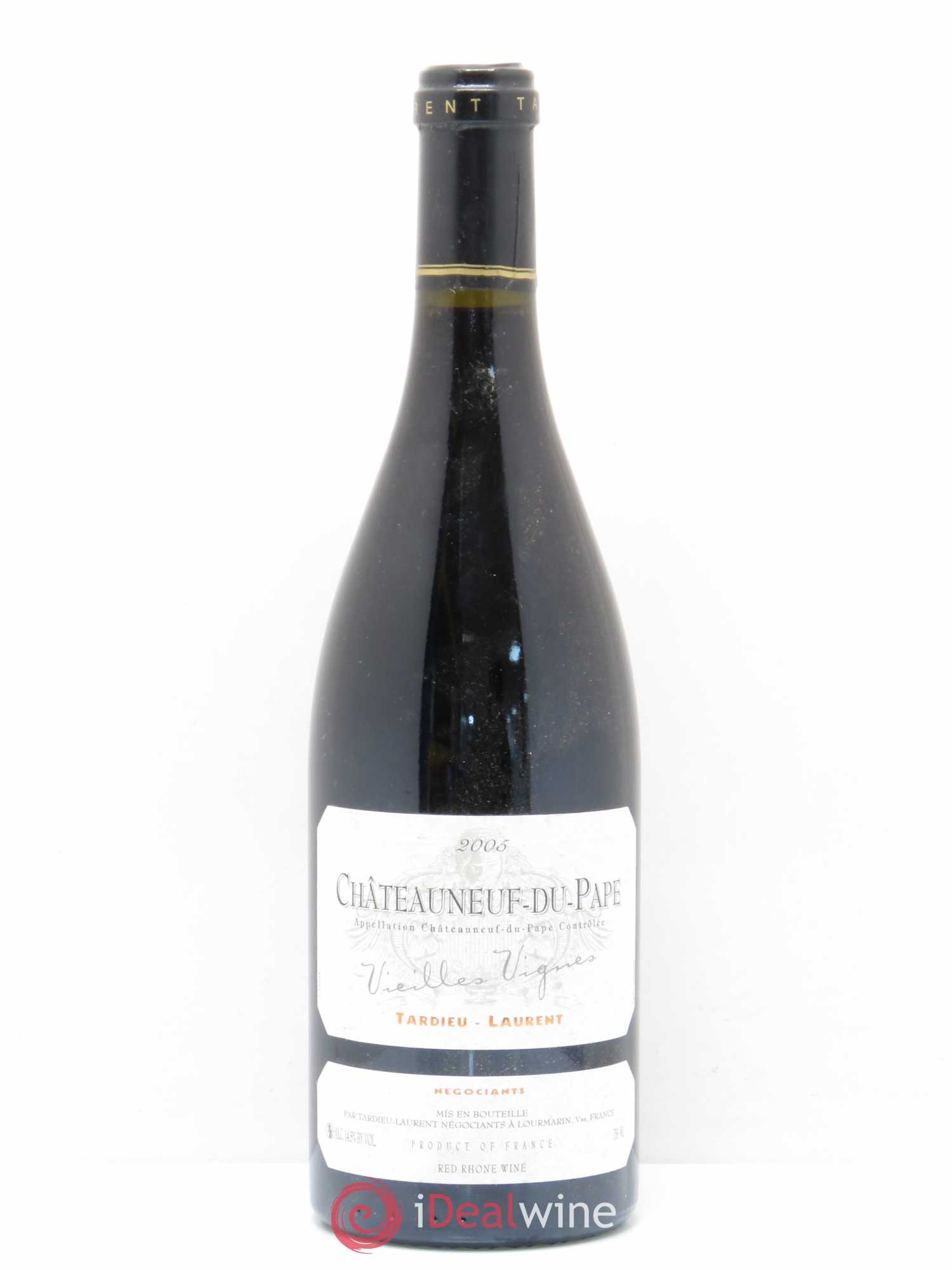 Châteauneuf-du-Pape Tardieu-Laurent Vieilles vignes Famille Tardieu 2005 - Lot de 1 bouteille - 0