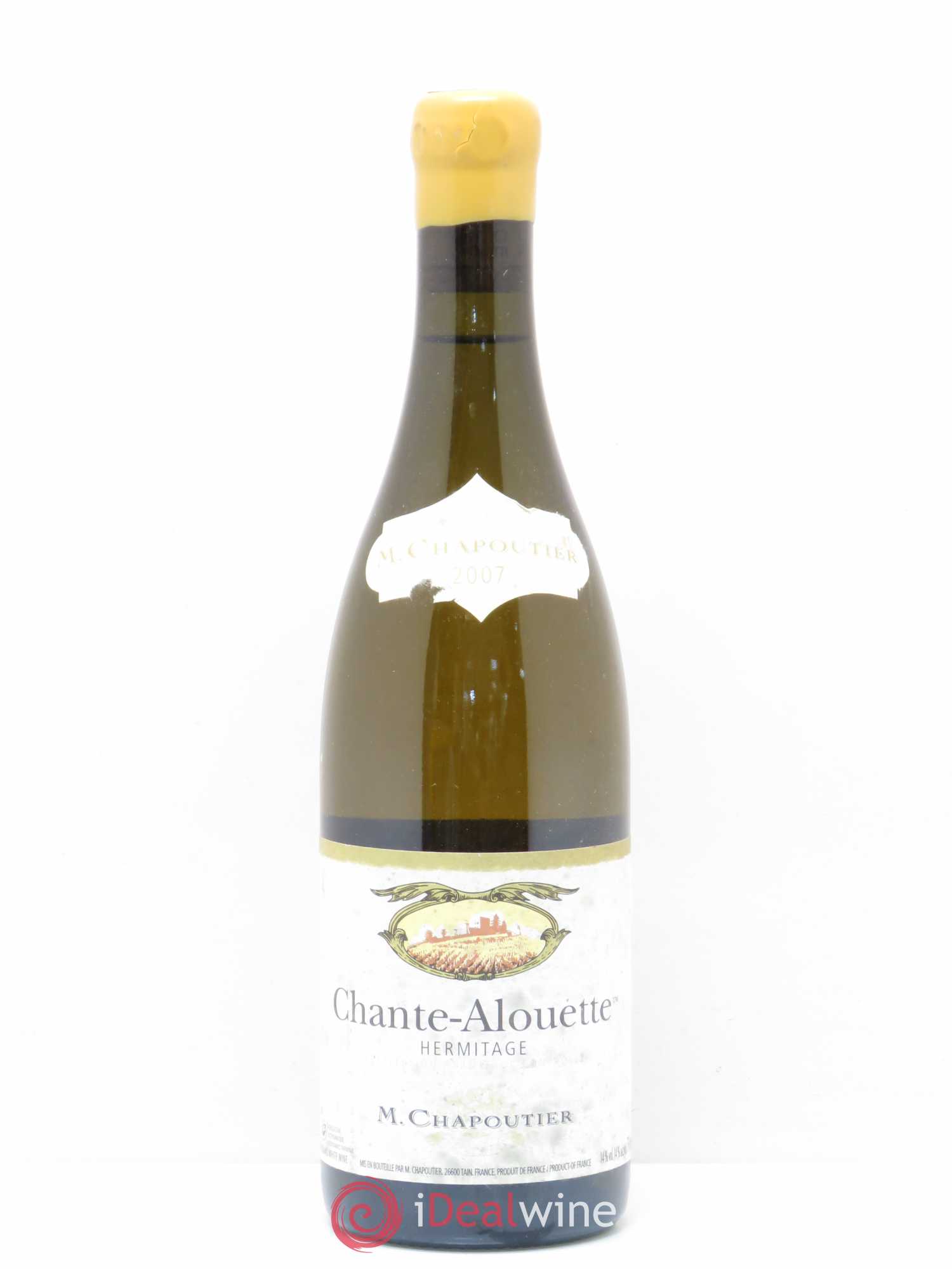 Hermitage Chante Alouette Chapoutier 2007 - Lot de 1 bouteille - 0