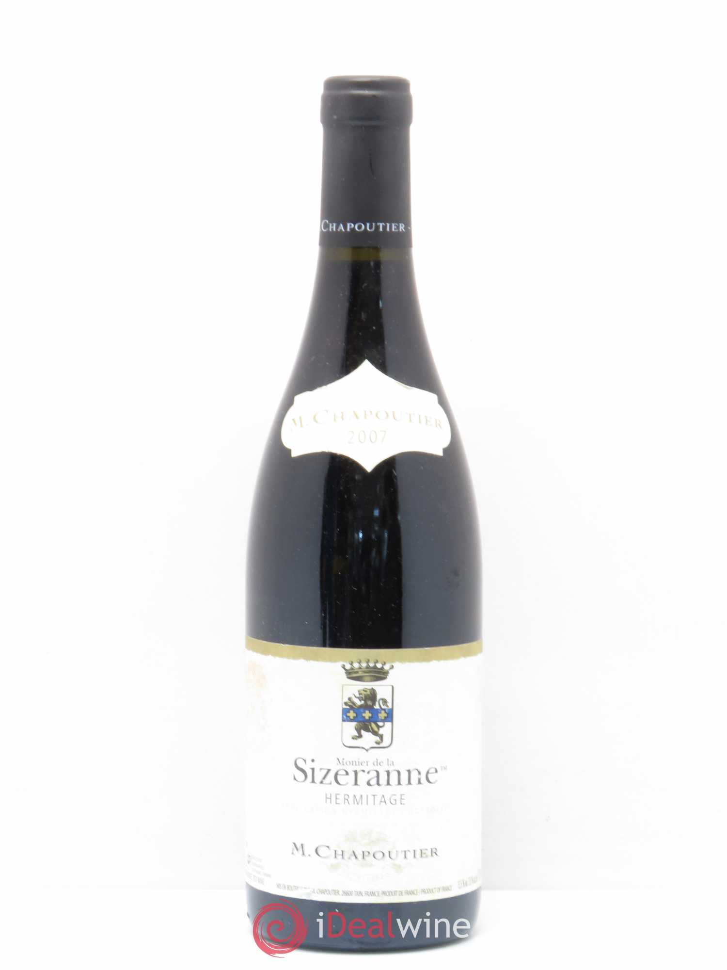 Hermitage Monier de La Sizeranne Chapoutier 2007 - Lot de 1 bouteille - 0