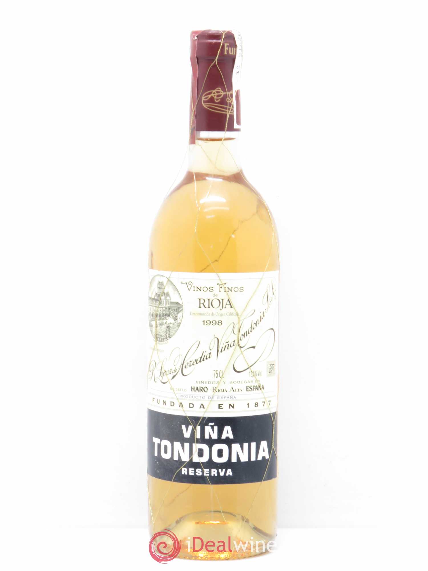 Rioja DOCA Reserva Vina Tondonia R. Lopez de Heredia 1998 - Posten von 1 Flasche - 0