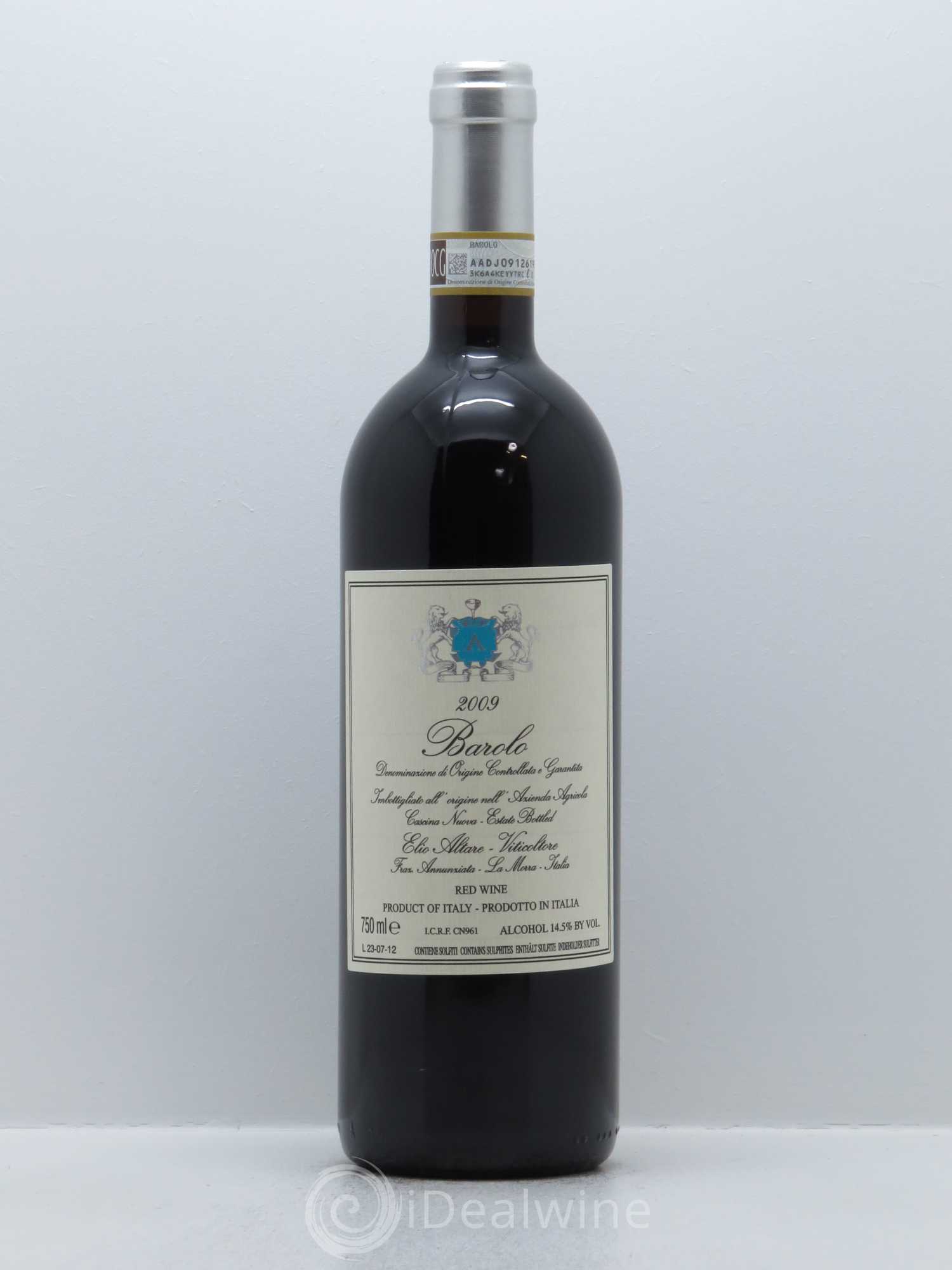 Barolo DOCG Elio Altare 2009 - Lot de 1 bouteille - 0