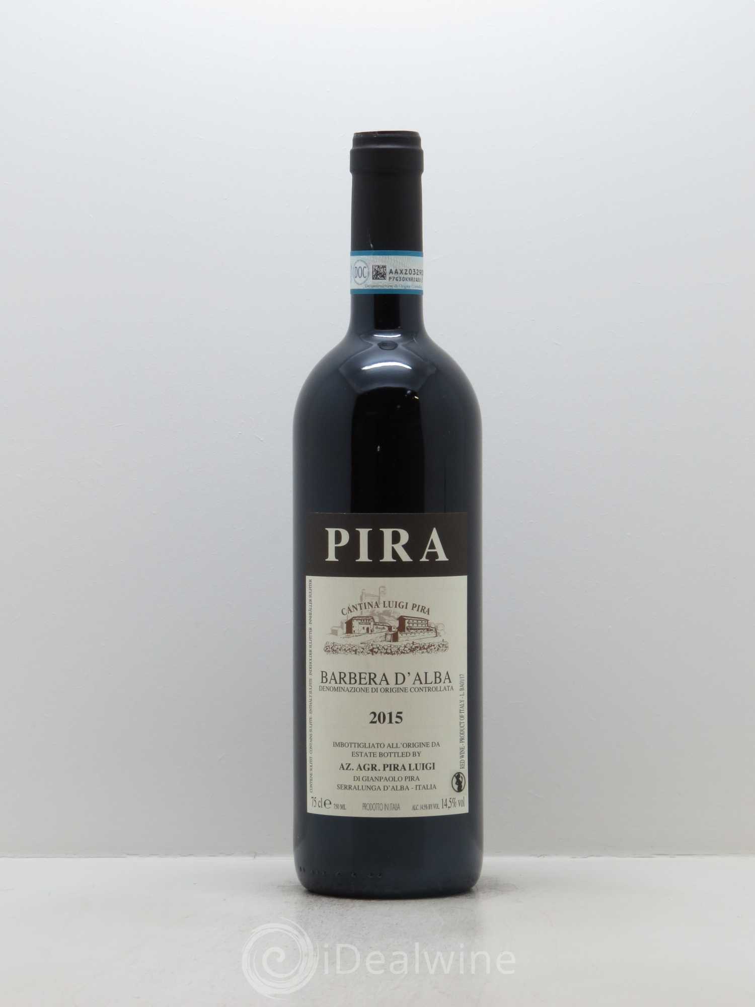 Barbera d'Alba DOC Luigi Pira 2015 - Lot de 1 bouteille - 0